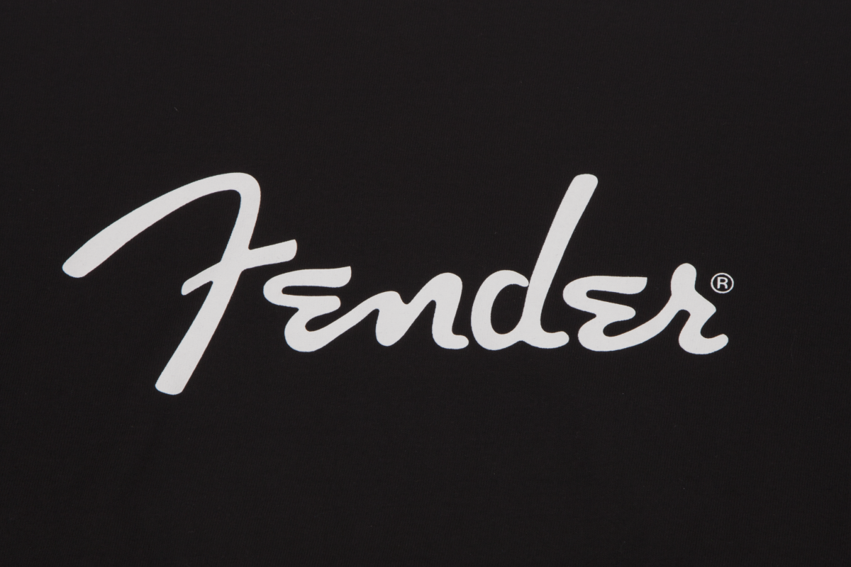Fender Spaghetti Logo T-Shirt - Black