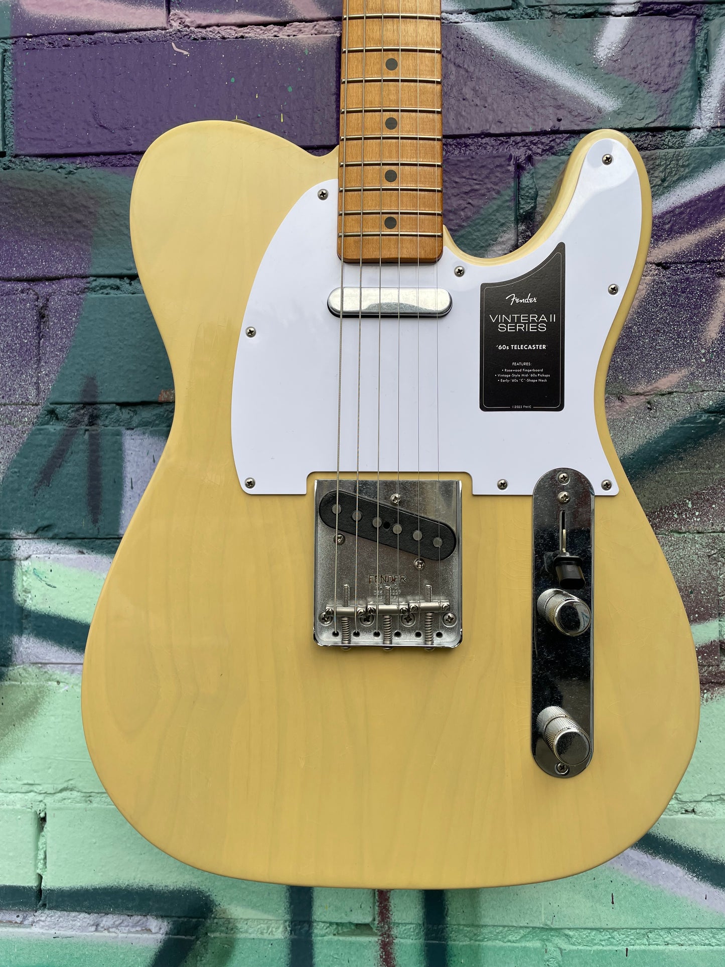 Fender Vintera II Road Worn 60s Telecaster Electric Guitar - Blonde