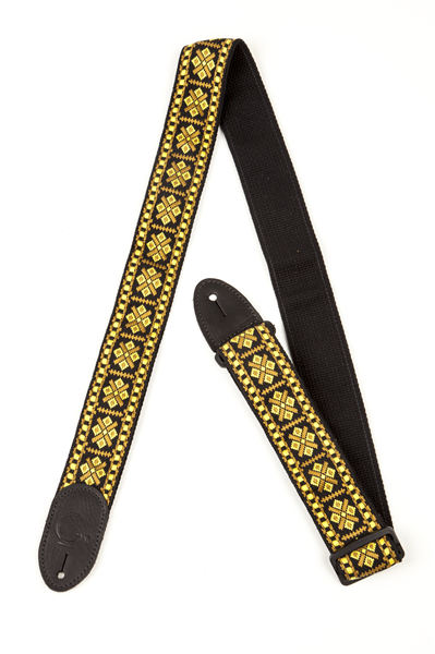 Gretsch "G Brand" Series Strap - Diamond Black Ends