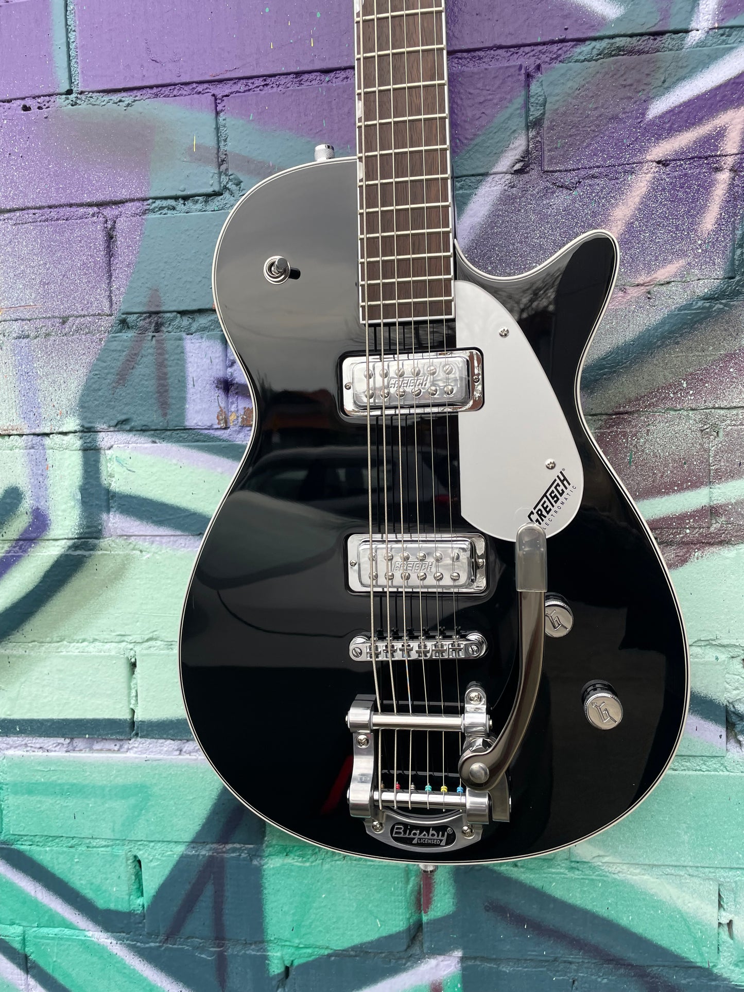 Gretsch G5260T Electromatic Jet Baritone Electric Guitar with Bigsby - Black