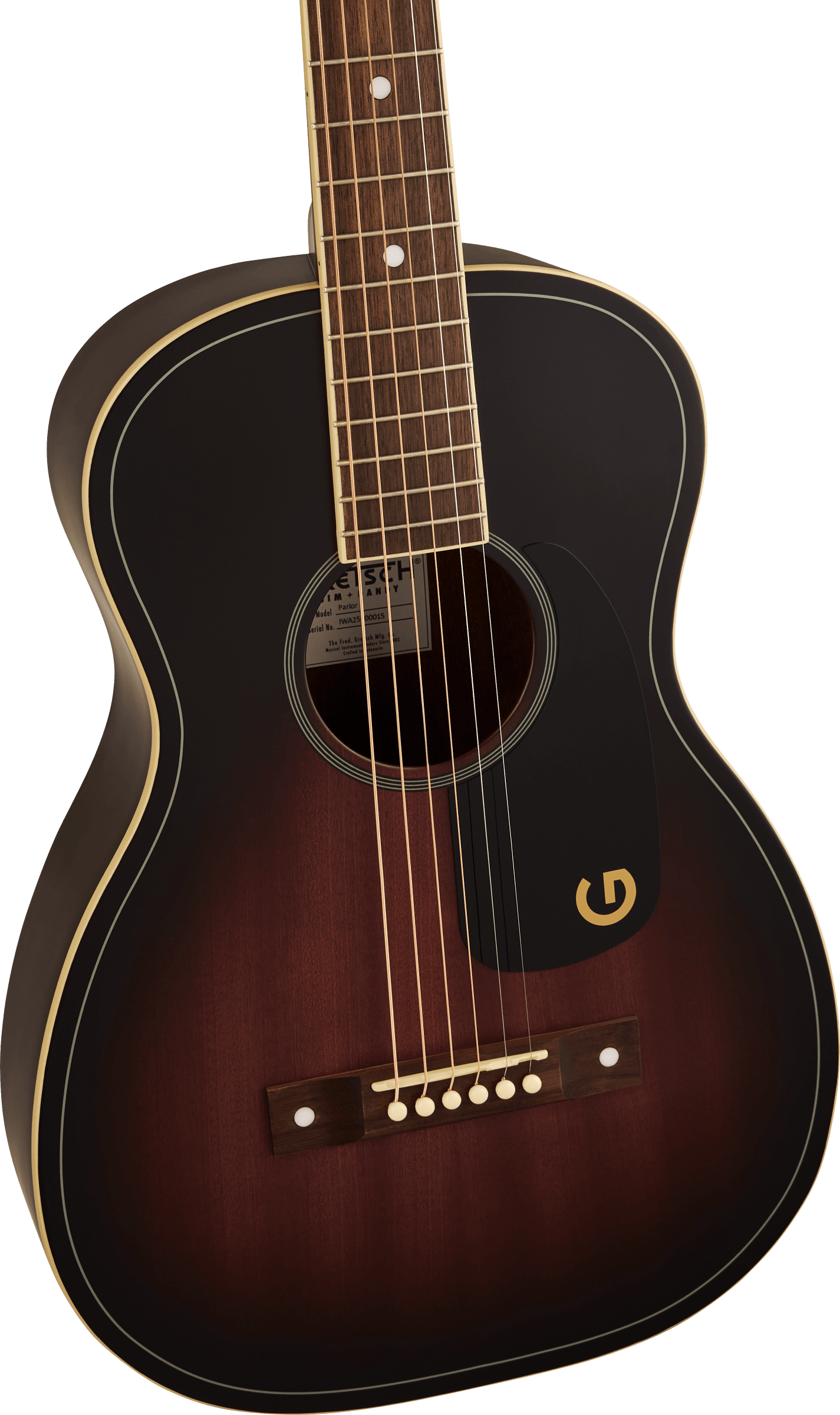 Gretsch Jim Dandy Parlor Acoustic Guitar - Deep Cherry Burst