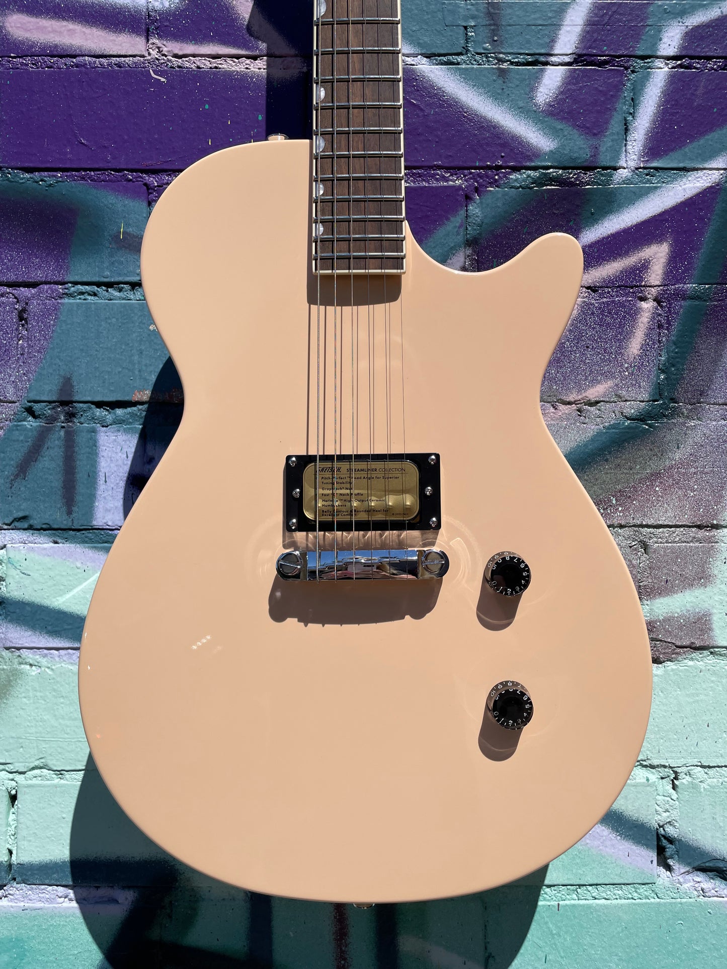 Gretsch Streamliner Jet Club 1 Pickup Electric Guitar - Shell Pink