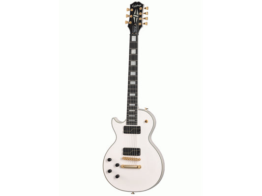 Epiphone Matt Heafy Origin Les Paul Custom Left Handed Electric Guitar - Bone White