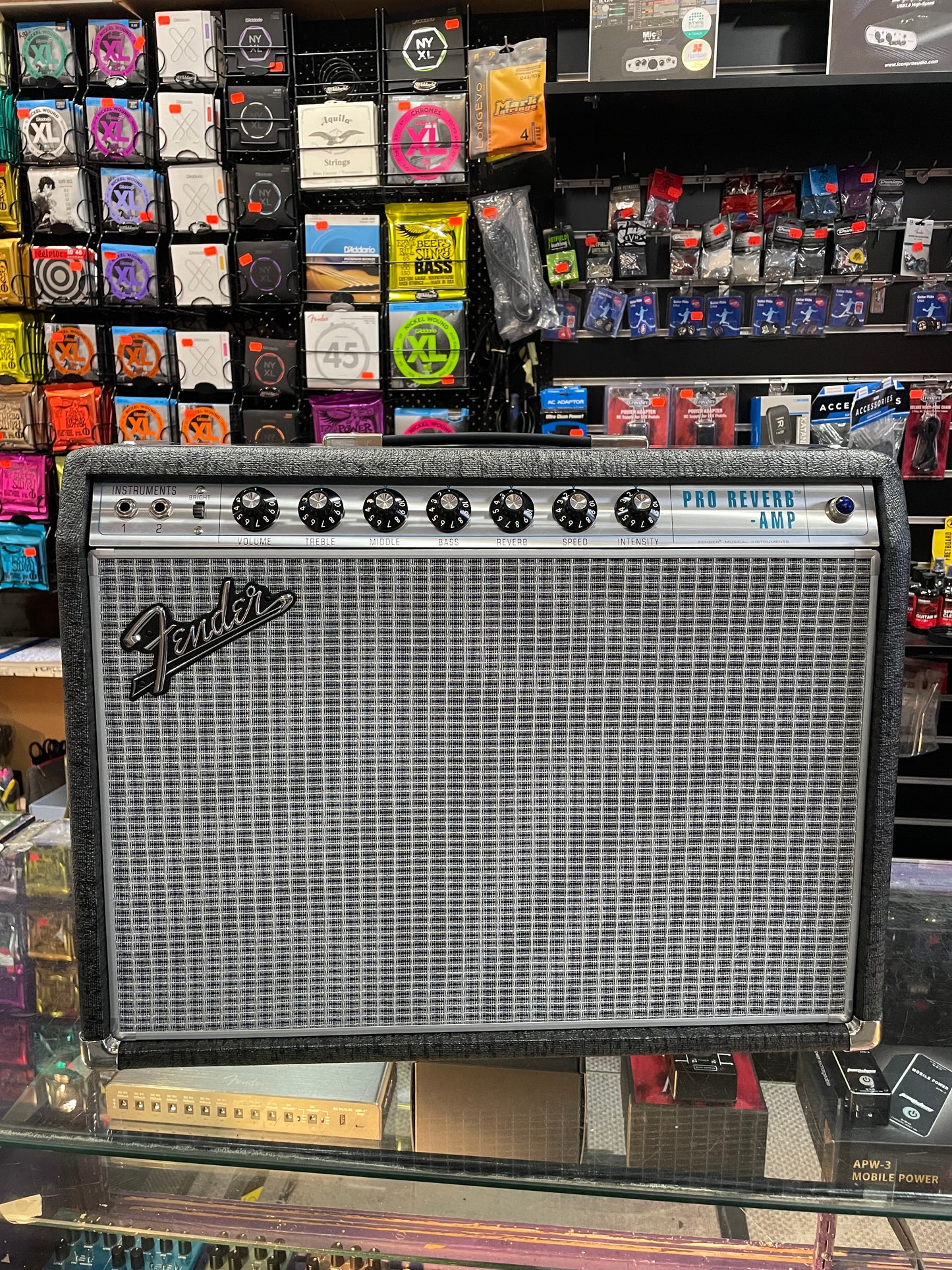 Fender Limited Edition '68 Custom Pro Reverb Combo Amplifier - Pewter/Silver