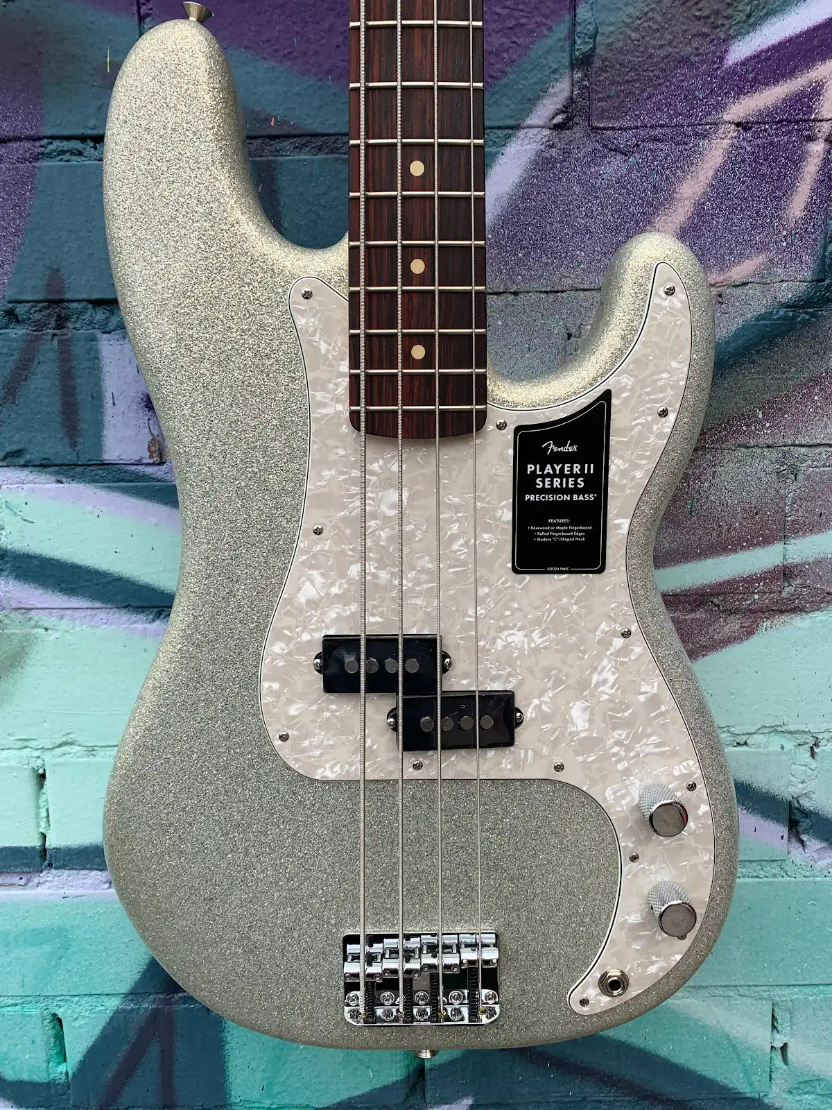 Fender 75th Anniversary Player II Precision Bass - Diamond Dust Sparkle