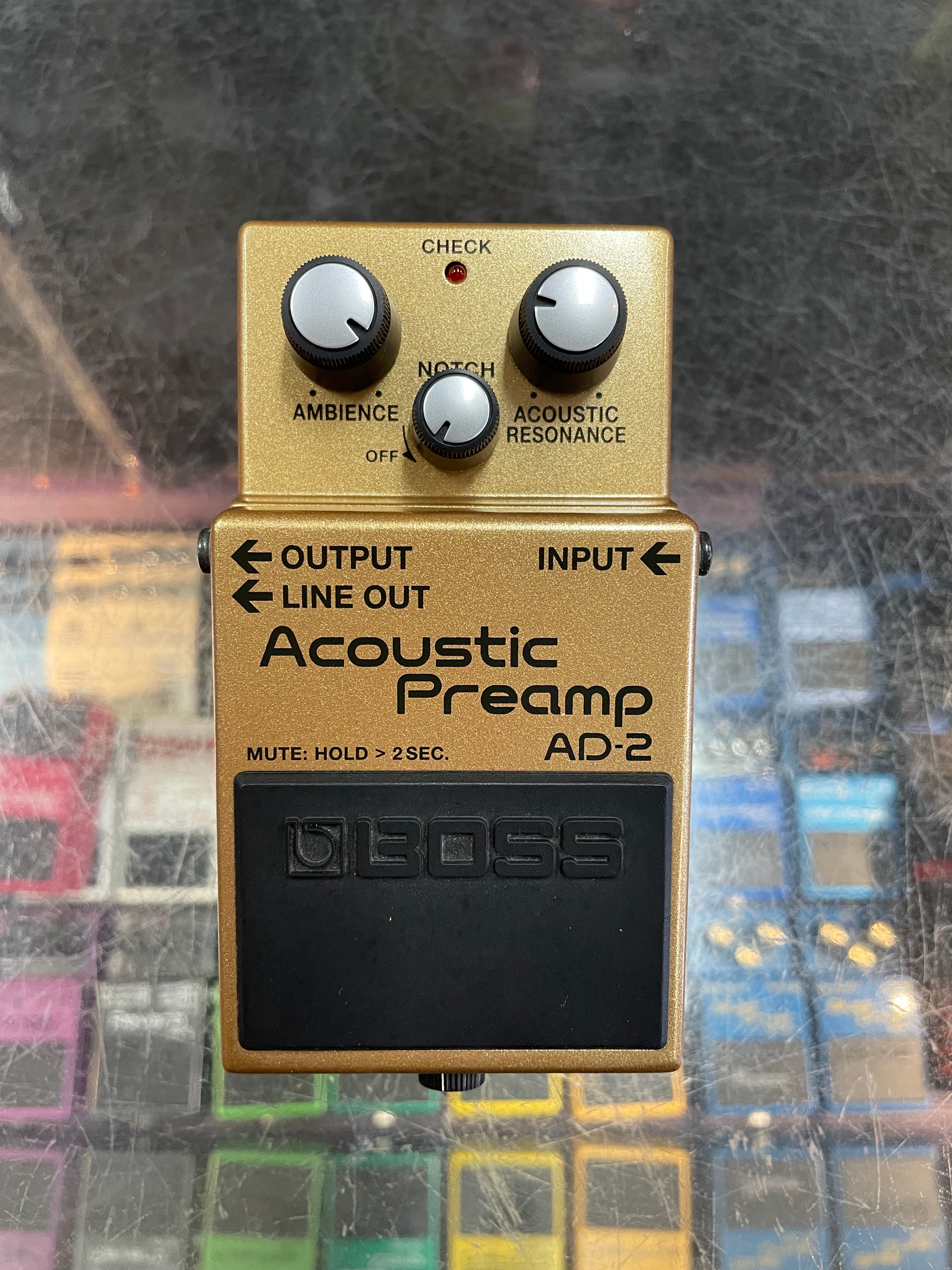 boss acoustic preamp pedal Boss AD-2 Acoustic Preamp Pedal – Guitar Paradise