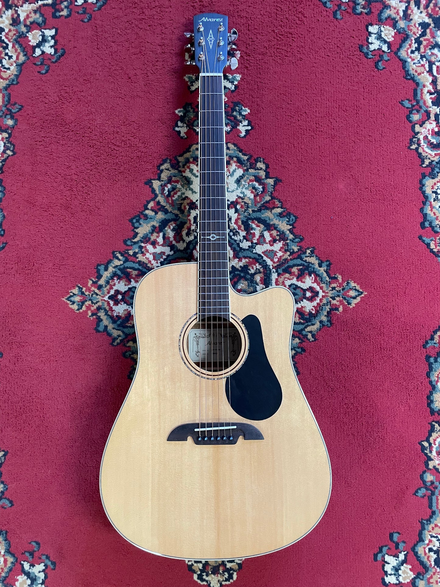 Alvarez AD60CE Dreadnought Electric Acoustic Guitar - Natural/Semi-Gloss