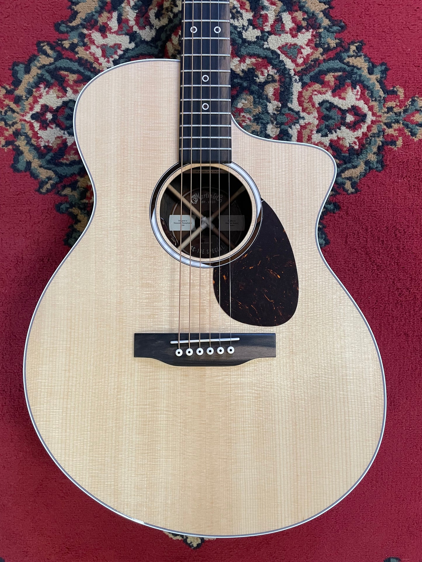 Martin SC-13E Special Electric Acoustic Guitar - Natural