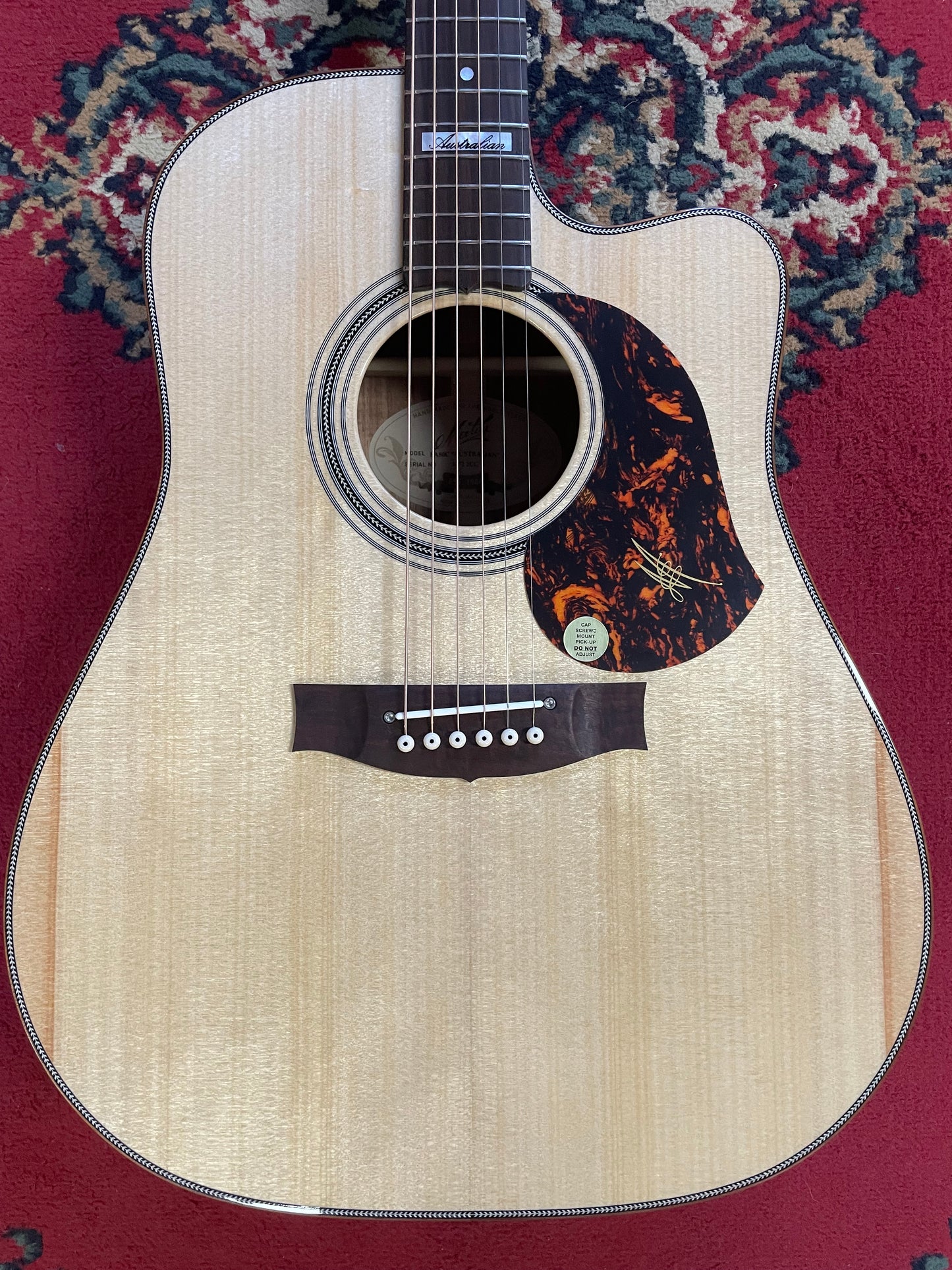 Maton EA80C The Australian Acoustic Electric Guitar with Cutaway