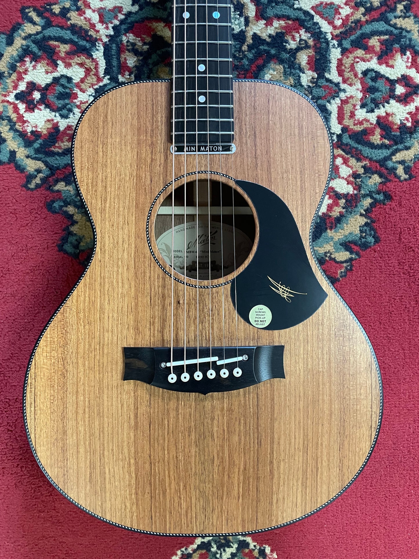 Maton EMBW6 Blackwood Mini Electric Acoustic Guitar