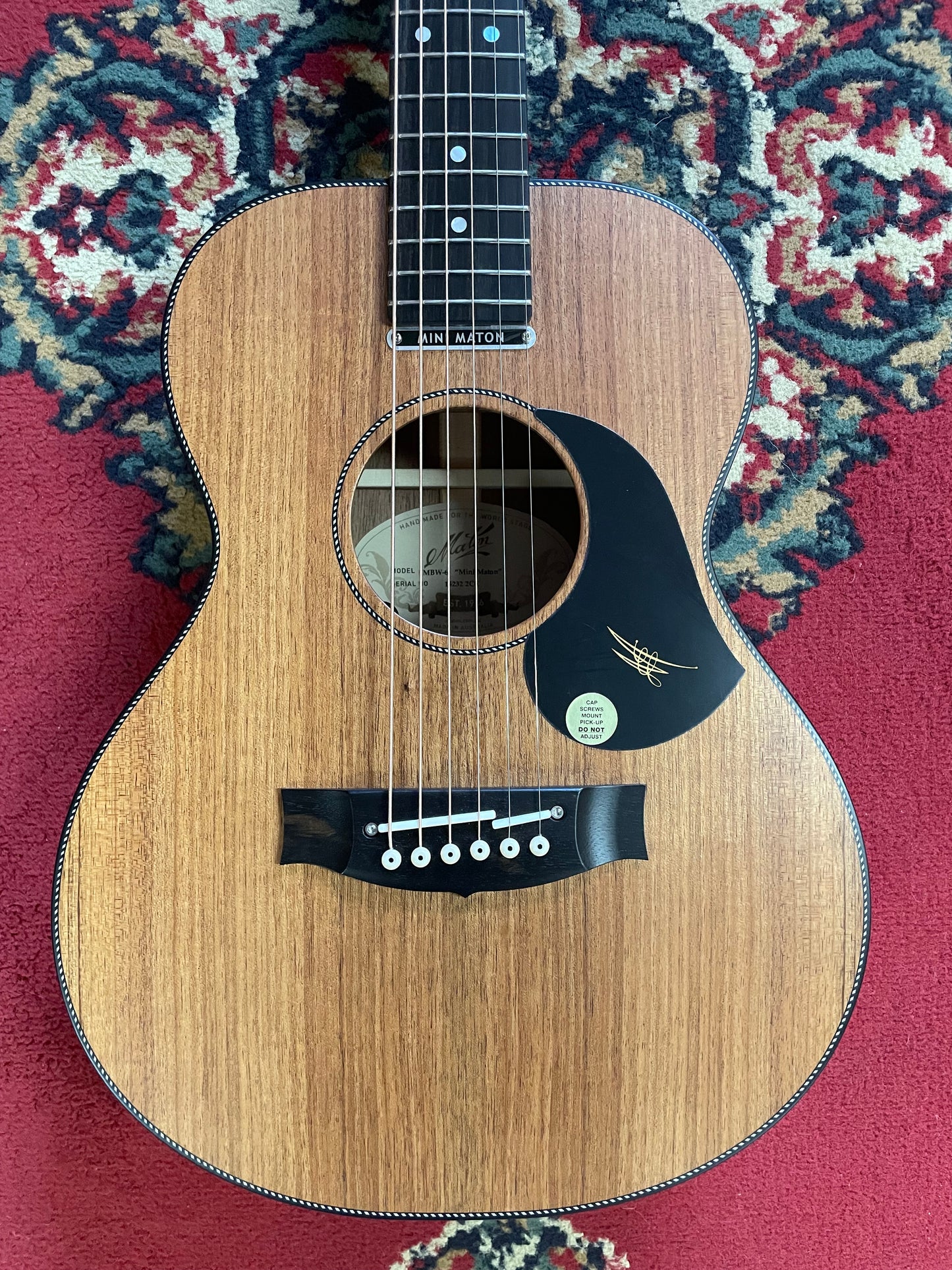 Maton EMBW6 Blackwood Mini Acoustic Electric Guitar