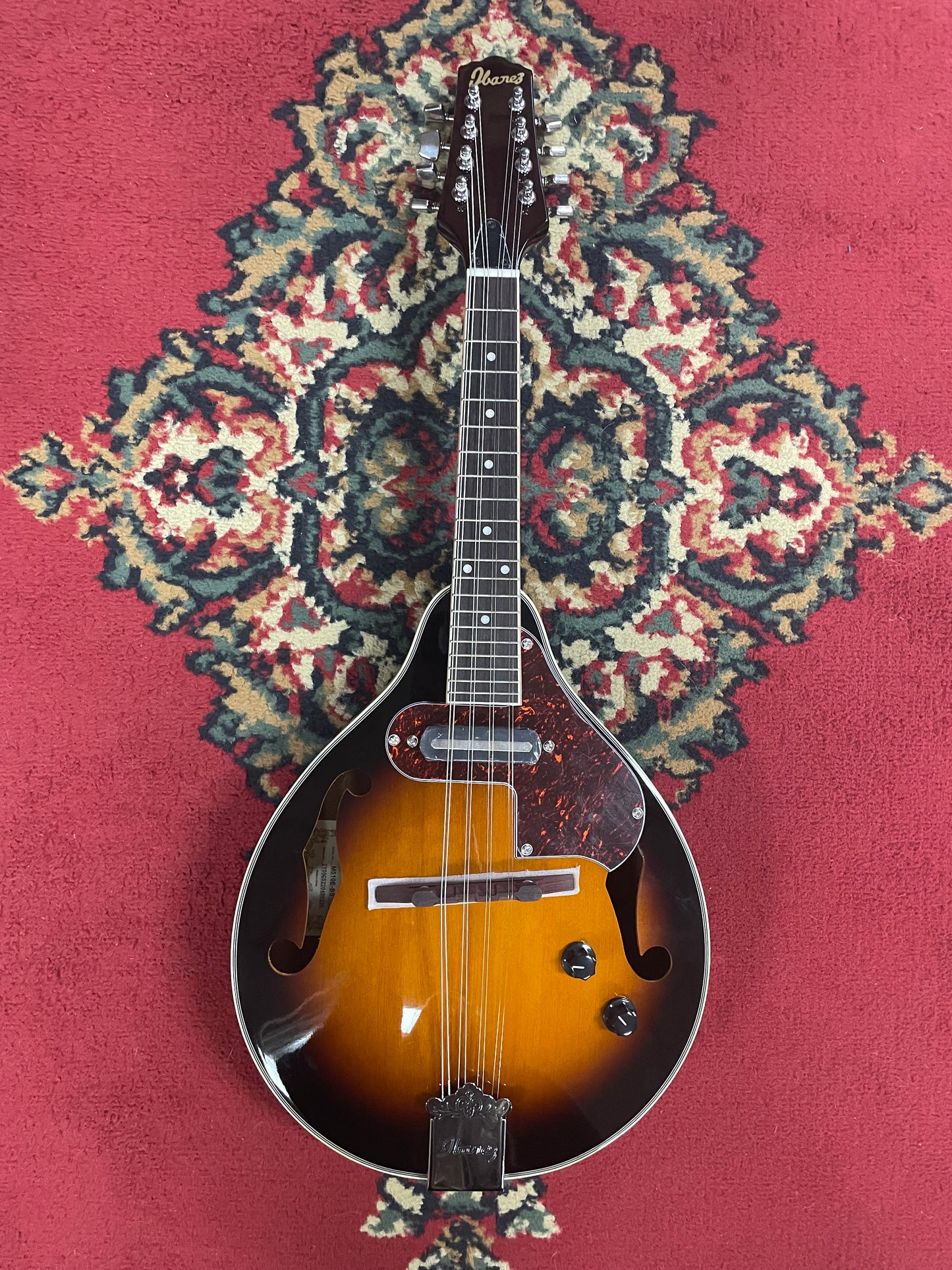 Ibanez M510E A-Style Mandolin - Brown Sunburst High Gloss