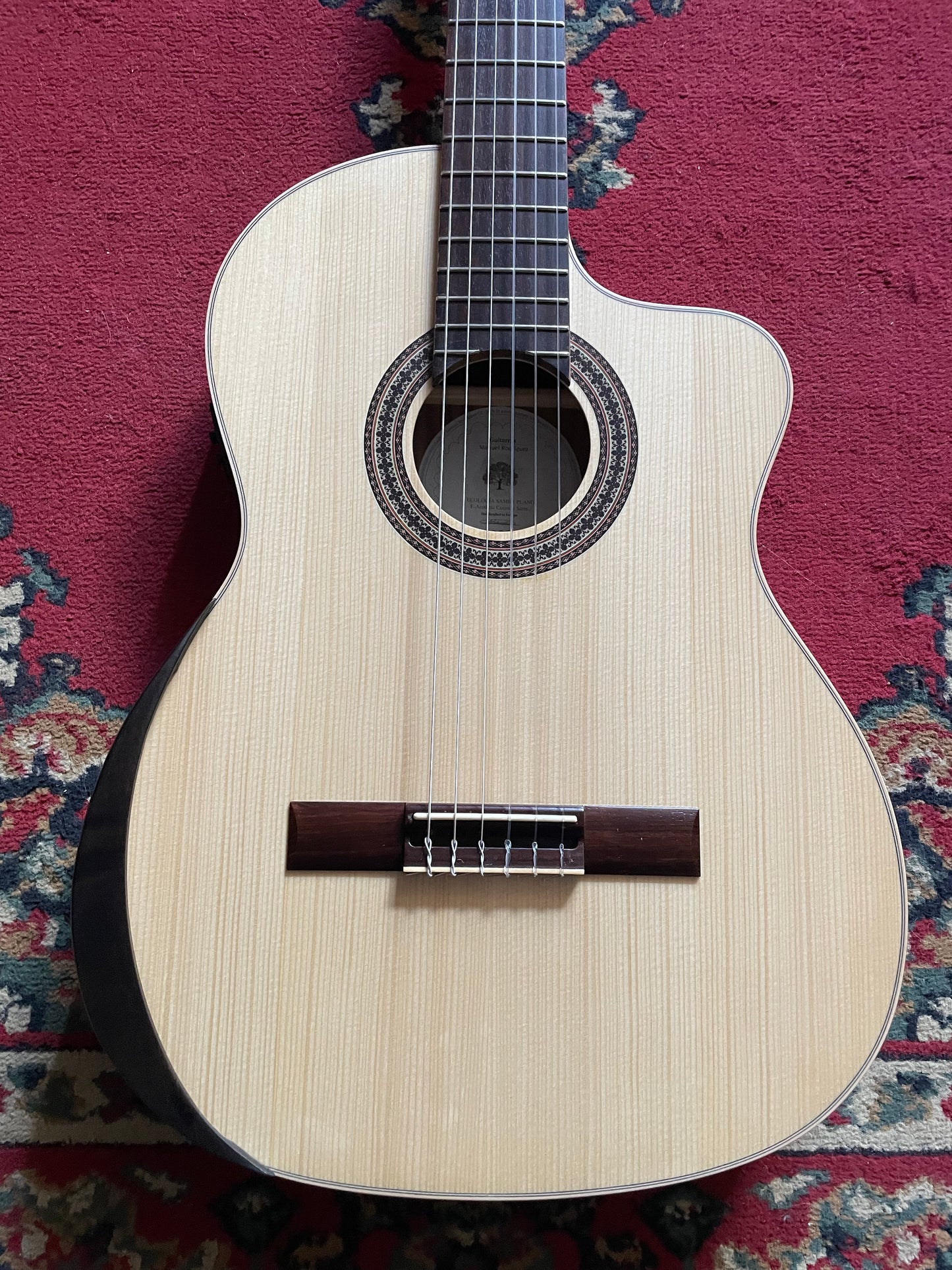 Manuel Rodriguez Ecologia Samba Profundo Electric Classical Guitar
