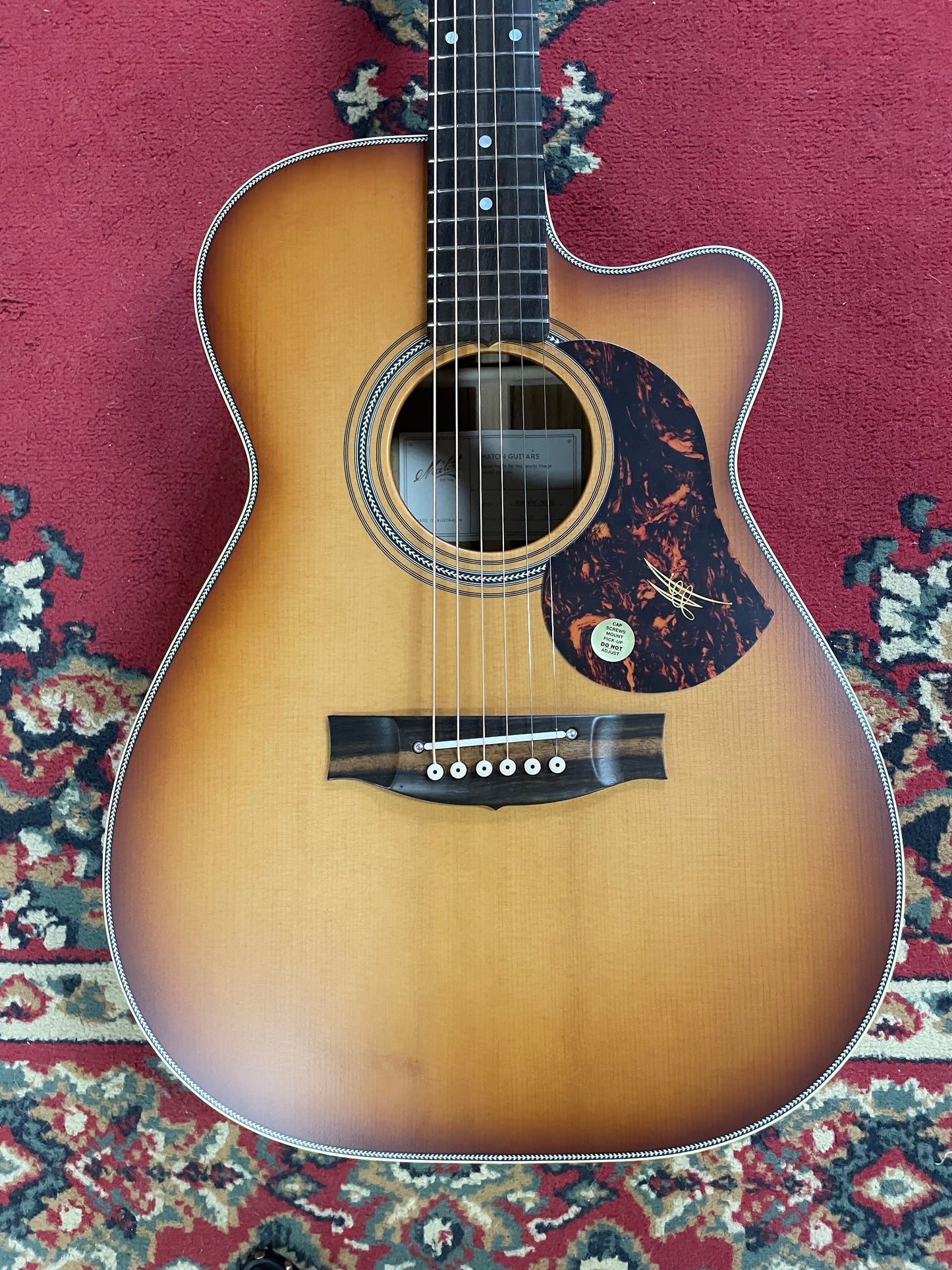 Maton EBG808C Nashville Cutaway Electric Acoustic Guitar