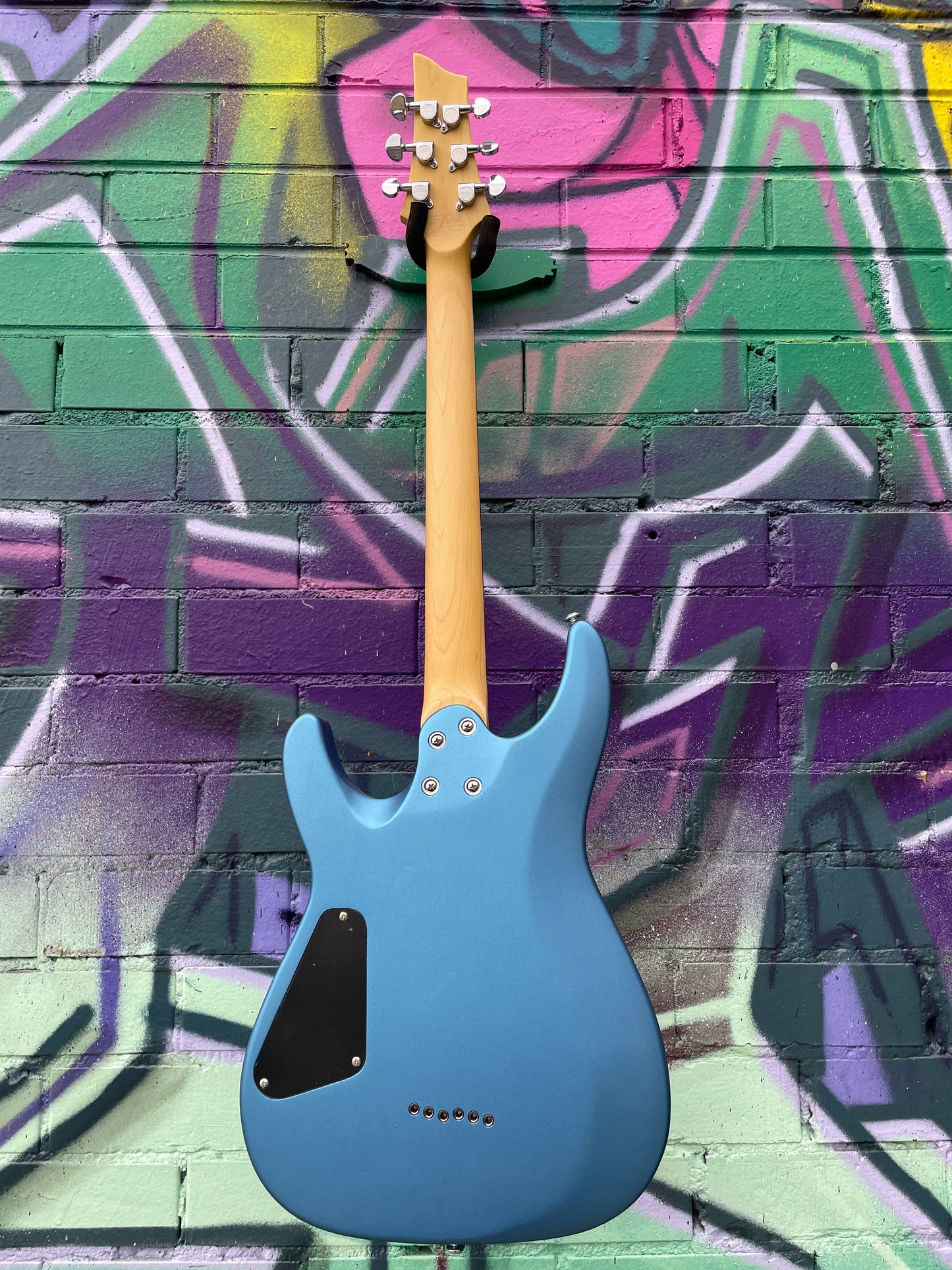 Schecter C-6 Deluxe Electric Guitar - Satin Metallic Light Blue