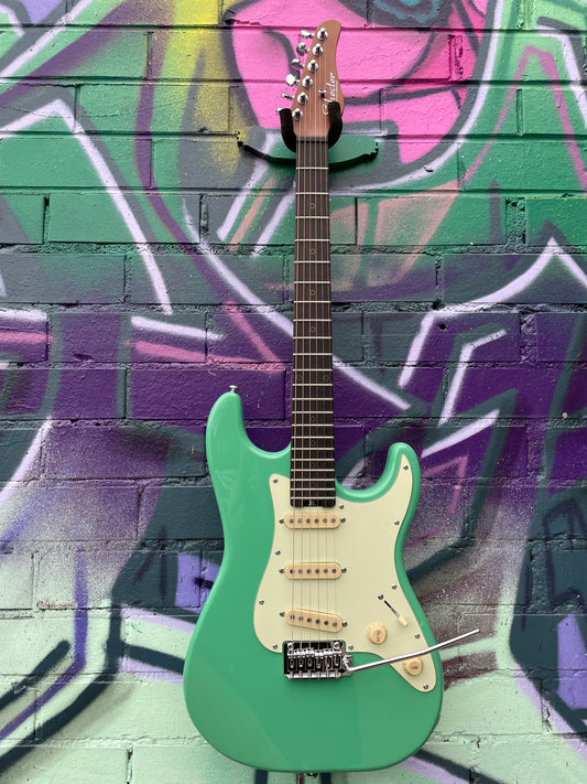 Schecter NJ Signature Traditional Electric Guitar- Atomic Green