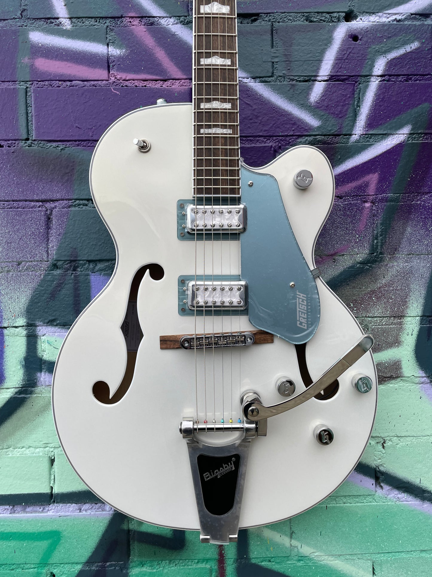 Gretsch G5420T-140 Electromatic 140th Double Platinum Hollow Body with Bigsby- Two-Tone Pearl Platinum/Stone Platinum