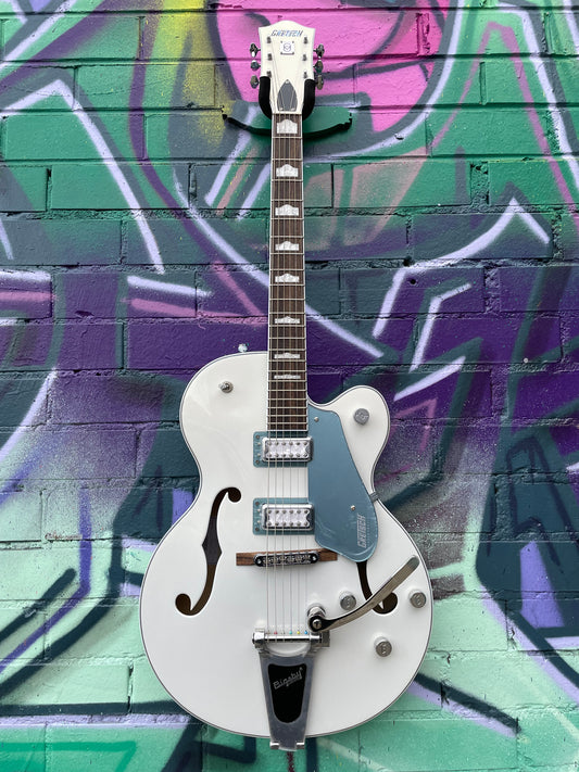 Gretsch G5420T-140 Electromatic 140th Double Platinum Hollow Body with Bigsby- Two-Tone Pearl Platinum/Stone Platinum