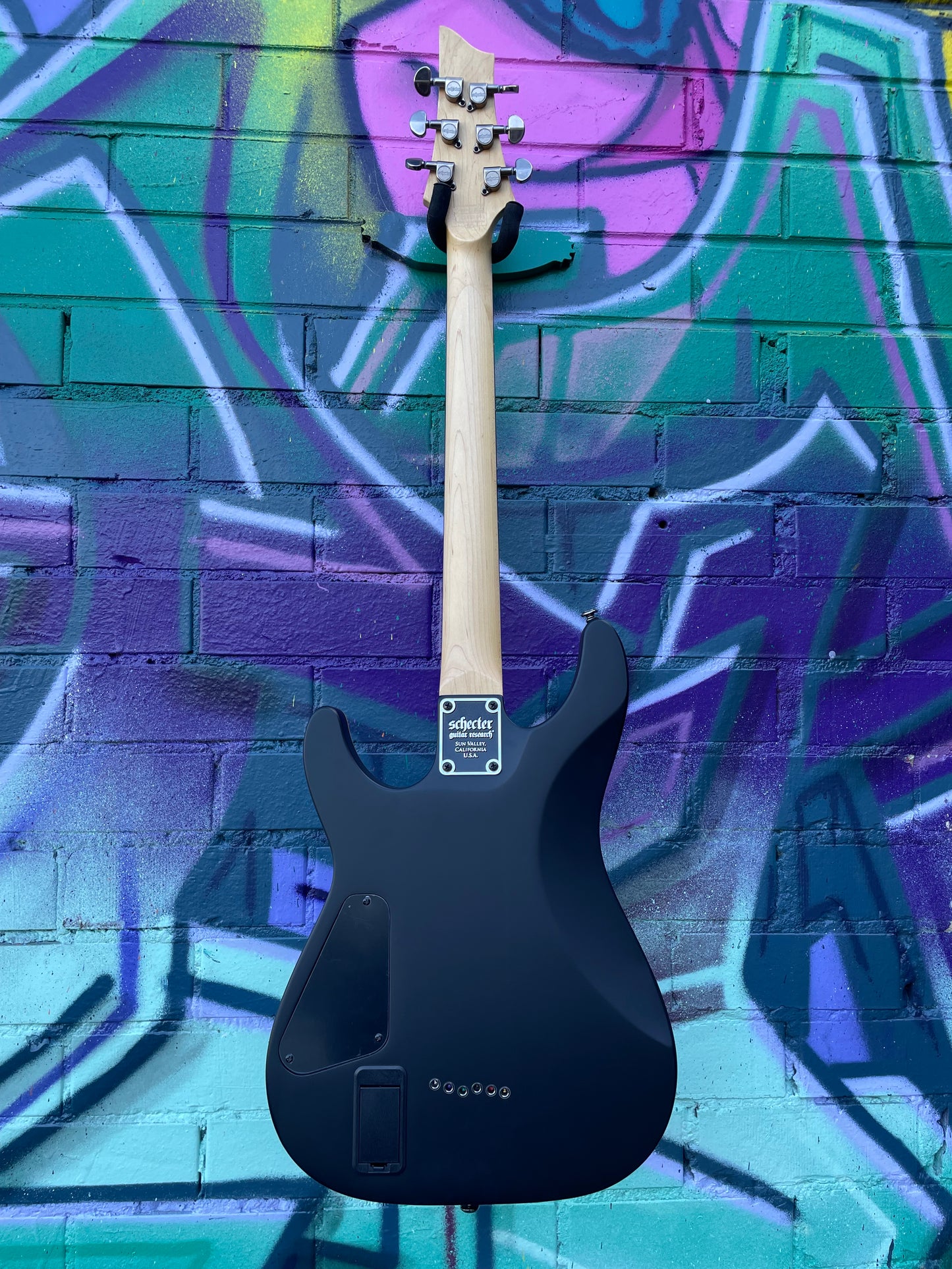 Schecter Demon 6 Electric Guitar - Aged Black Satin