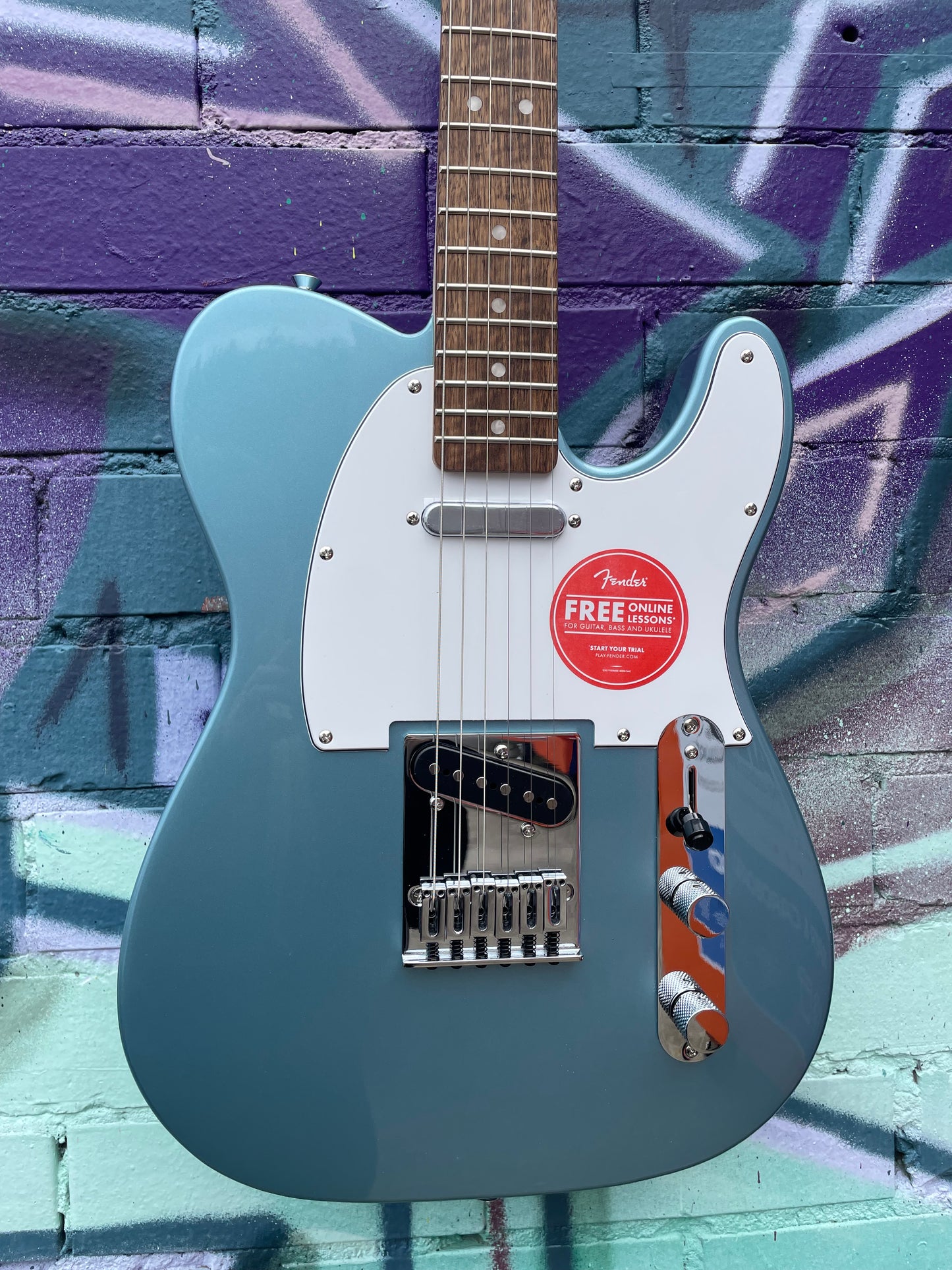 Squier Limited Edition Affinity Series Telecaster Electric Guitar - Ice Blue Metallic