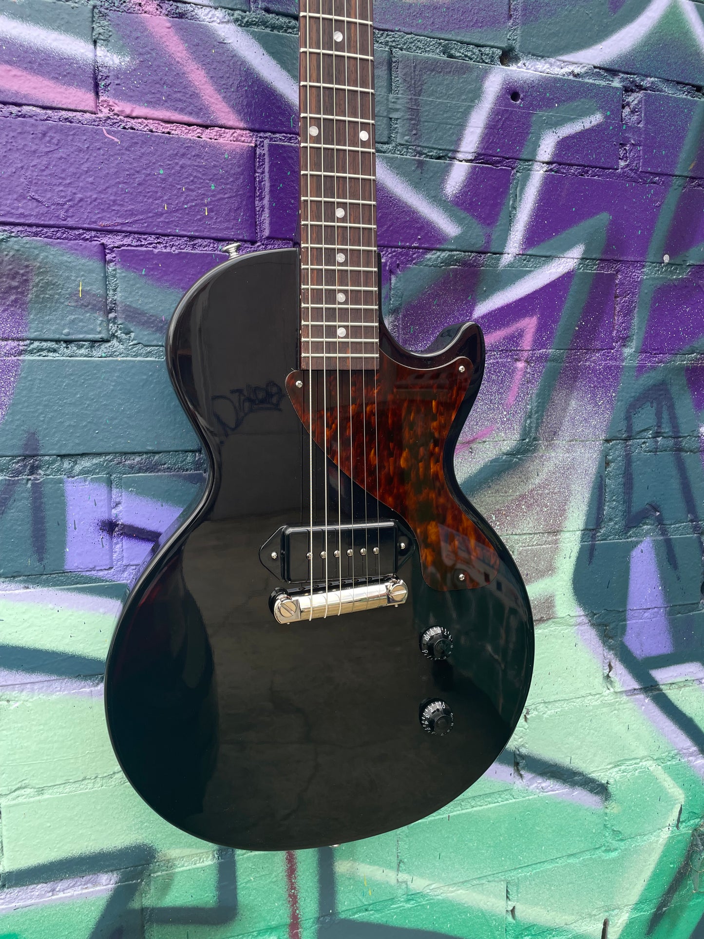 Gibson Limited Edition Billie Joe Armstrong Les Paul Junior Electric Guitar - Vintage Ebony Gloss