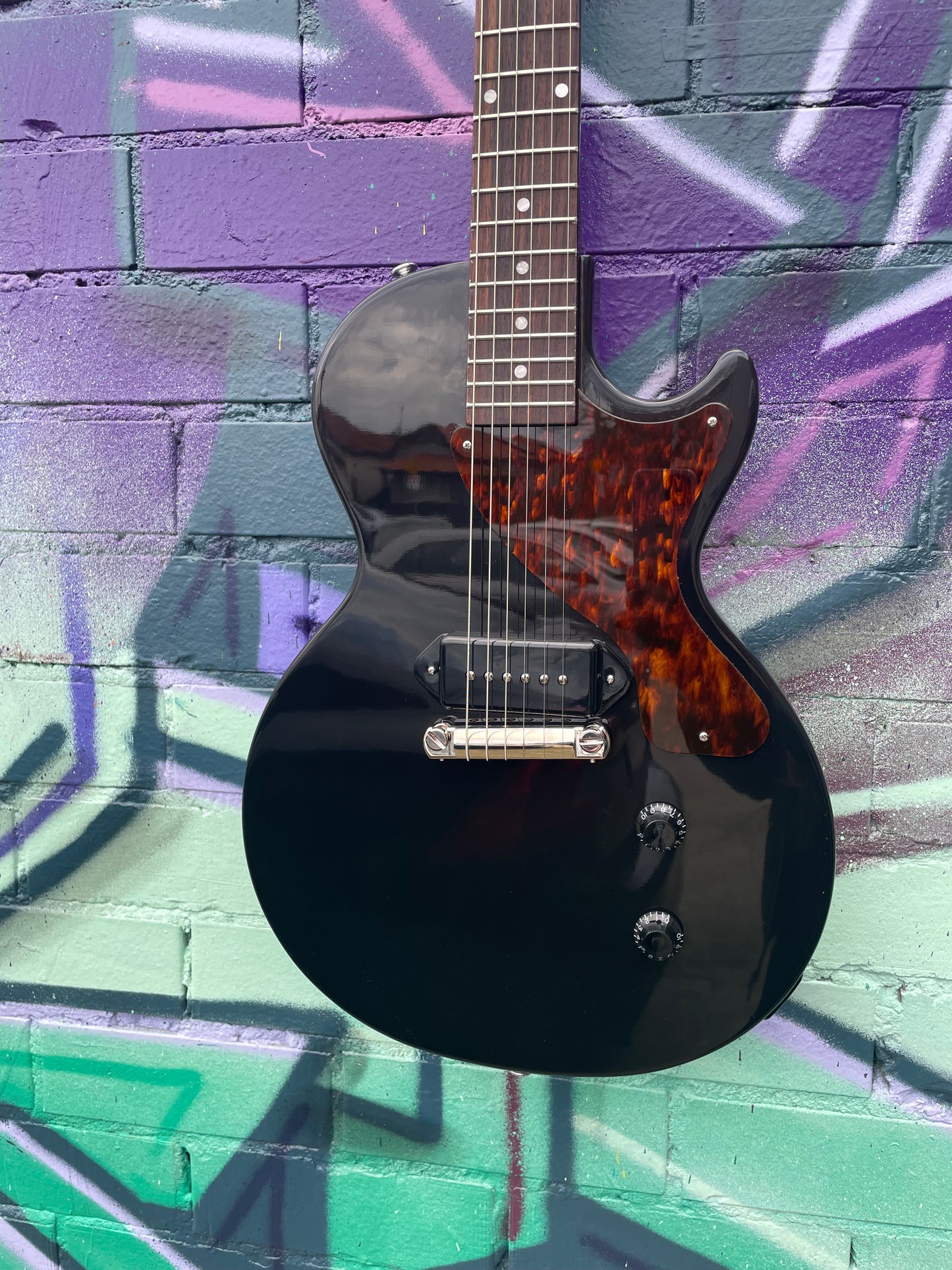 Gibson Limited Edition Billie Joe Armstrong Les Paul Junior Electric Guitar - Vintage Ebony Gloss