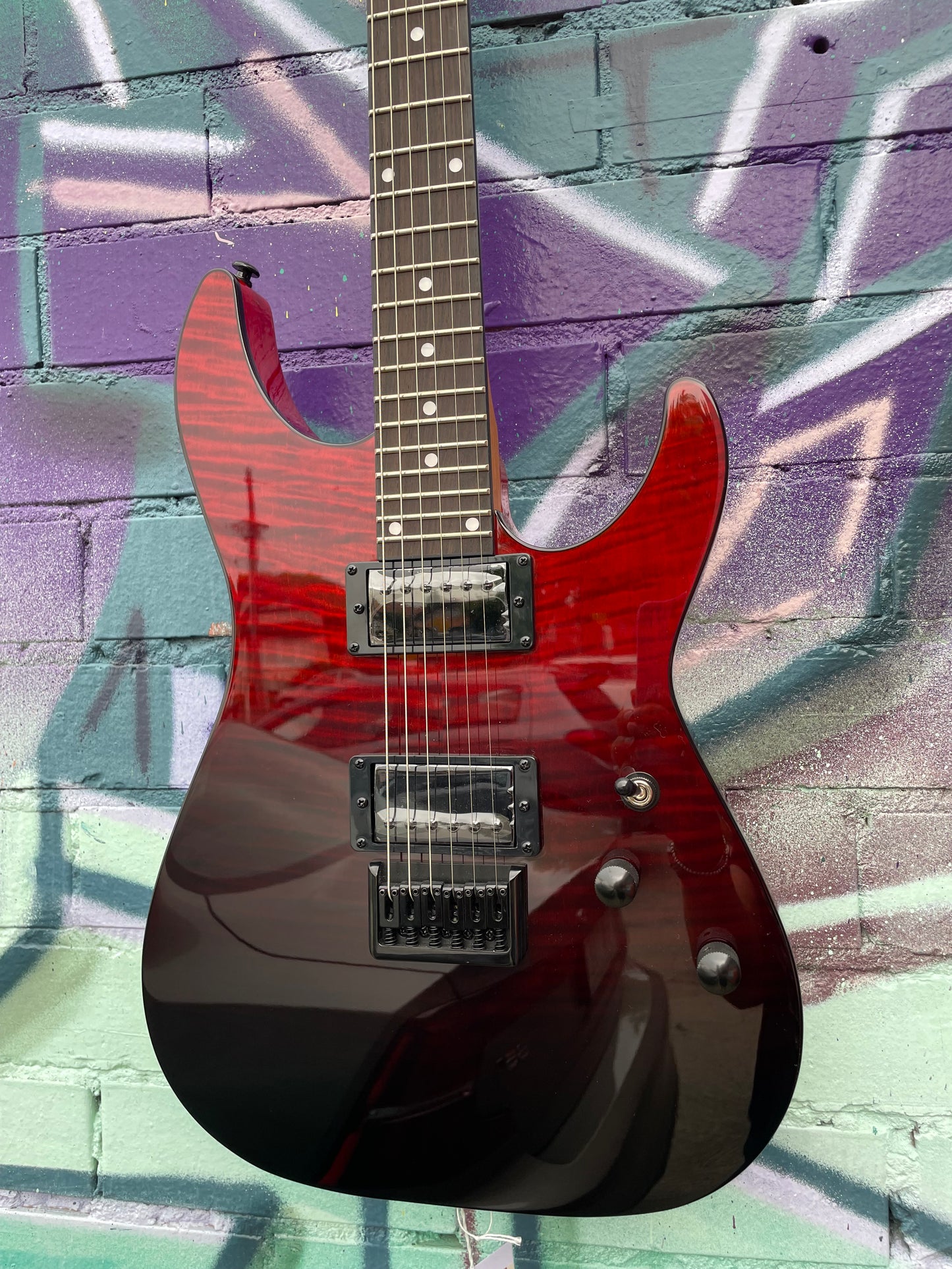 Schecter C-1 Standard Electric Guitar - Blood Burst