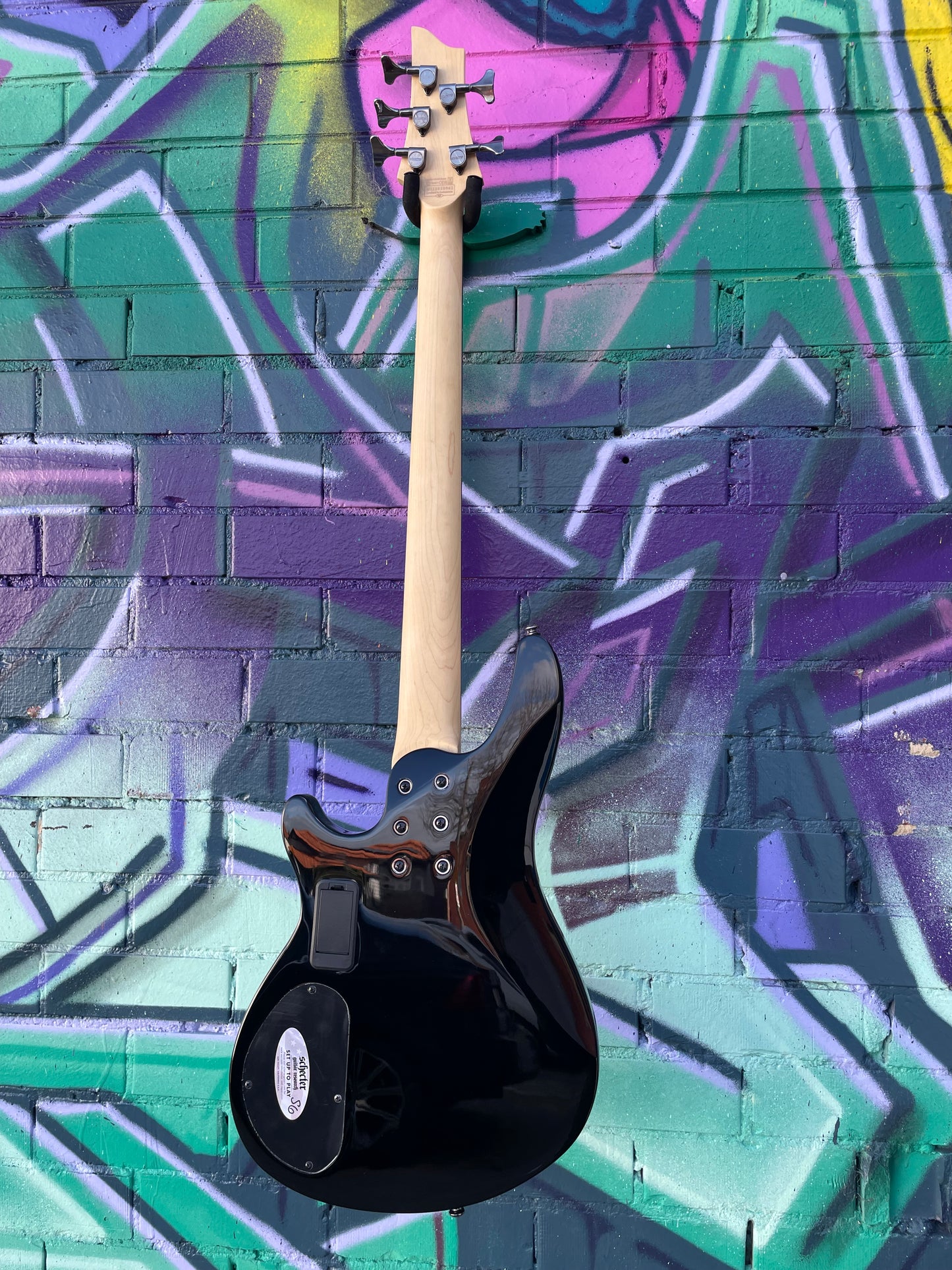 Schecter Omen 5 Electric Bass Guitar- Black