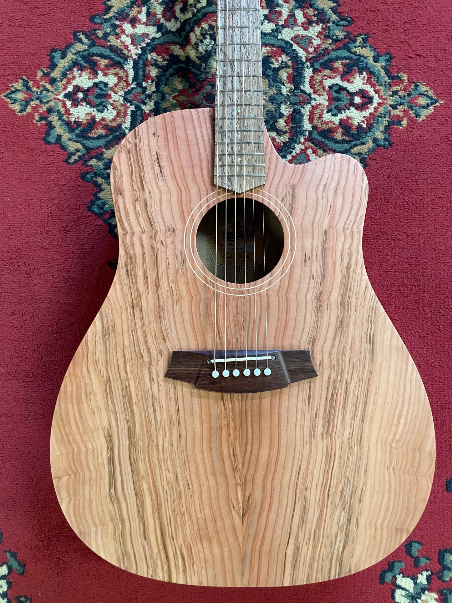 Cole Clark FL1EC-RDM Electric Acoustic Guitar - Redwood/Maple