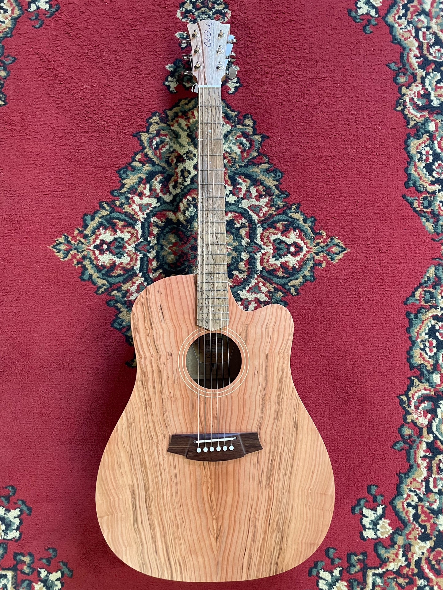 Cole Clark FL1EC-RDM Electric Acoustic Guitar - Redwood/Maple