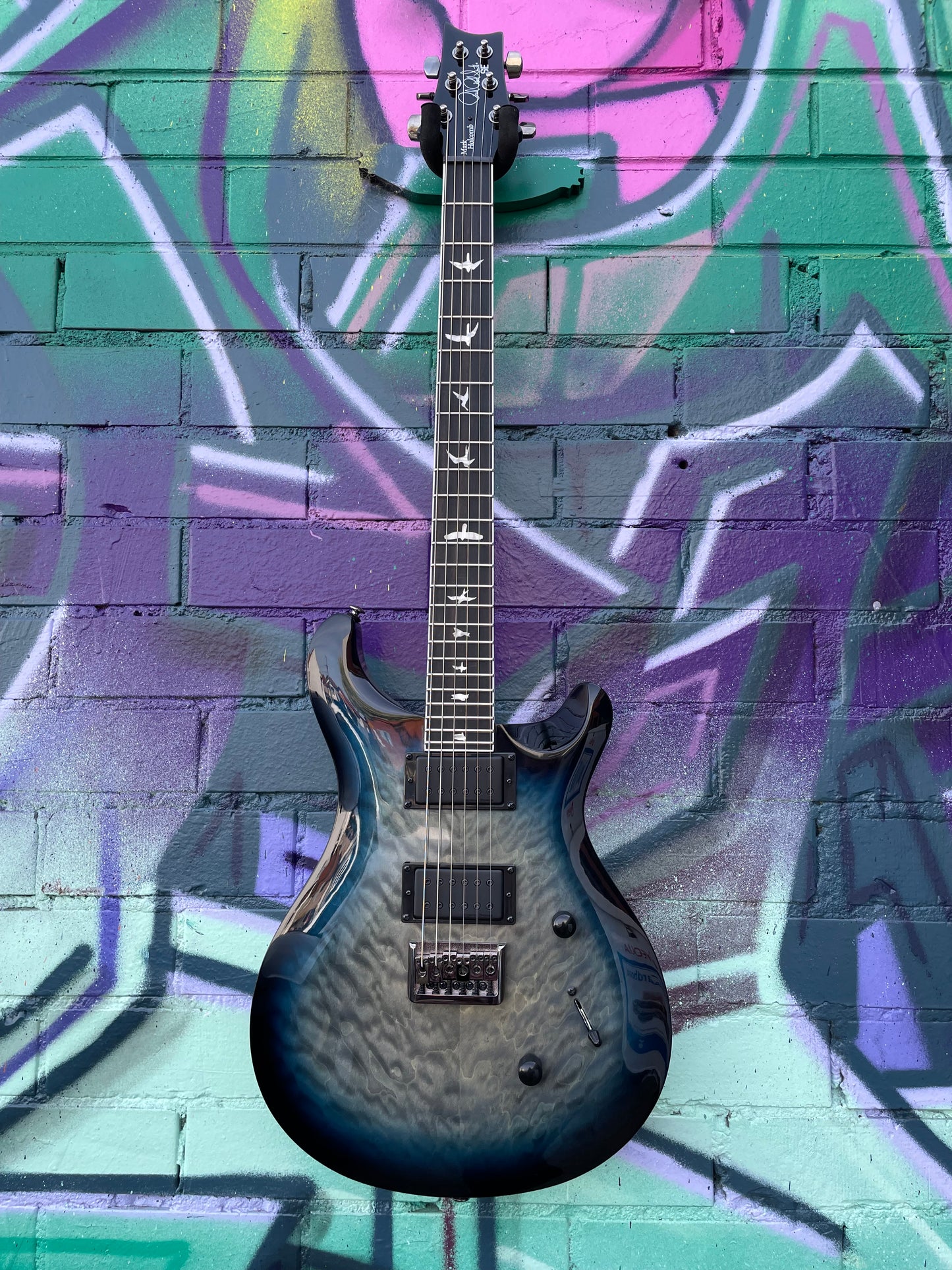 PRS SE Mark Holcomb Electric Guitar - Holcomb Blue Burst