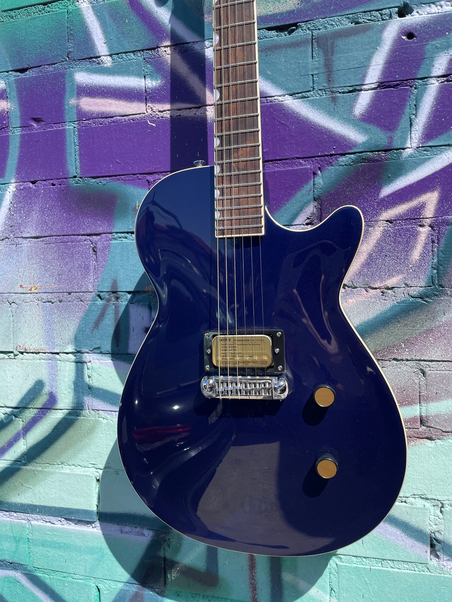 Gretsch Streamliner Jet 1 Pickup Electric Guitar - Midnight Blue
