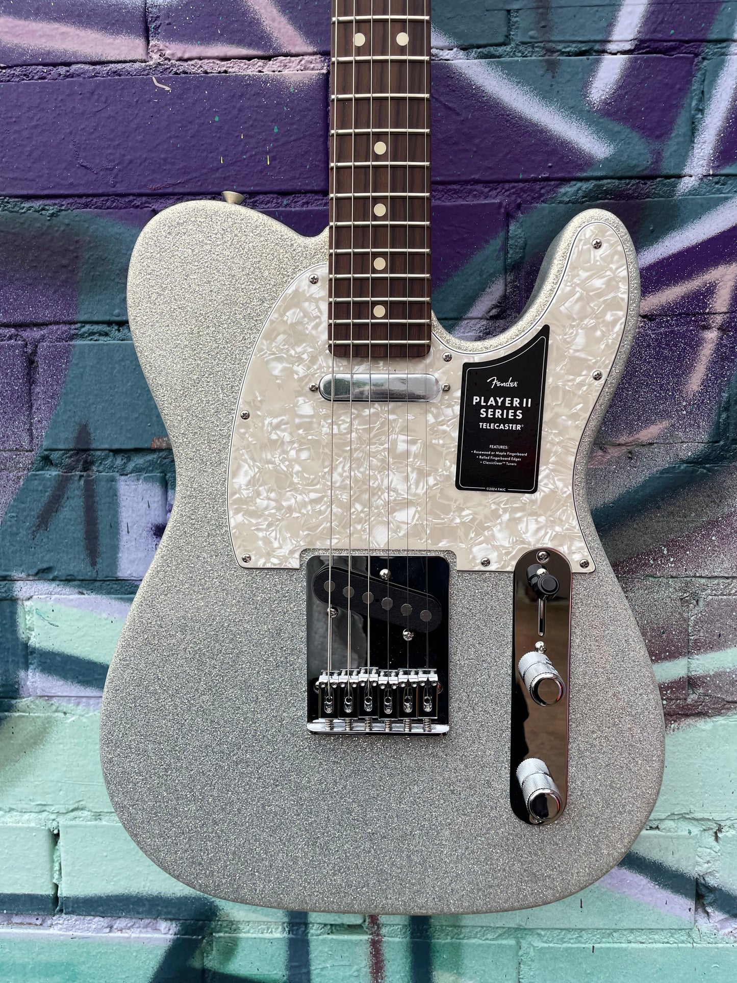 Fender 75th Anniversary Player II Telecaster Electric Guitar - Diamond Dust Sparkle