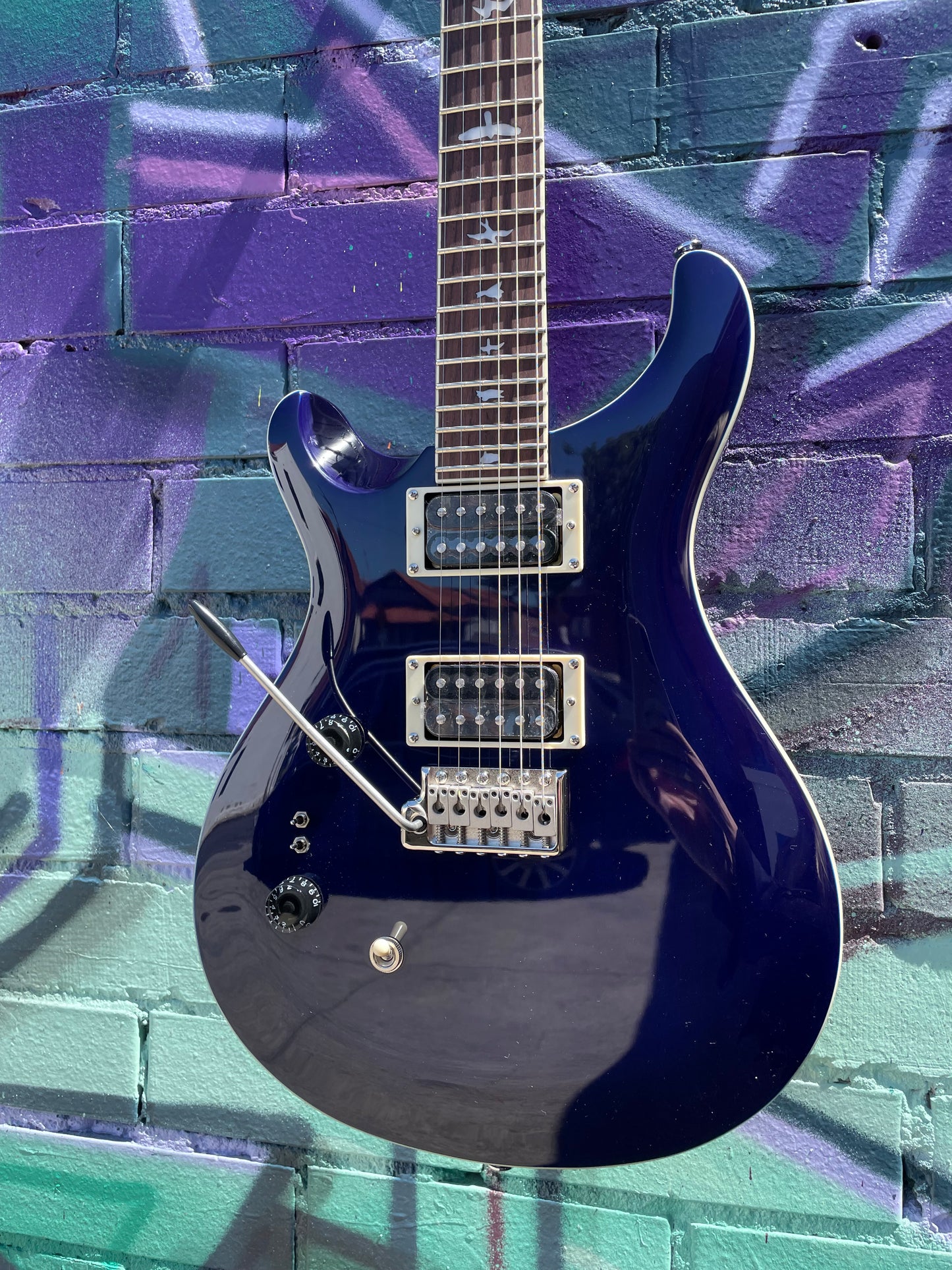 PRS SE Standard 24-08 Left Handed Electric Guitar - Translucent Blue
