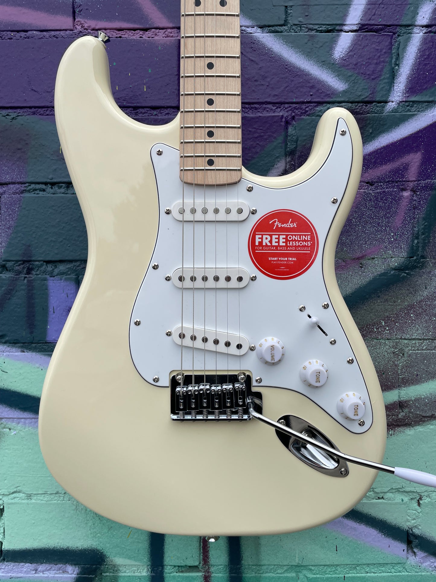 Squier Affinity Series Stratocaster Electric Guitar - Olympic White