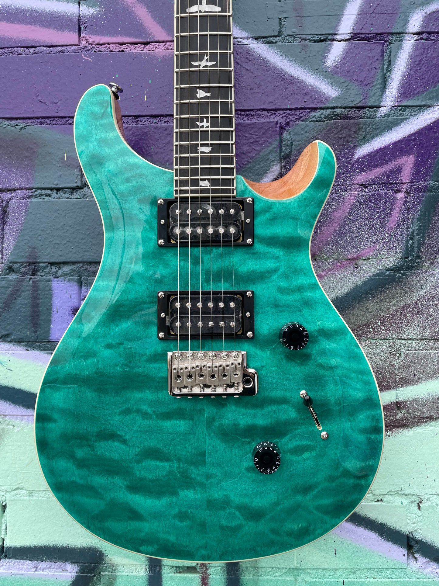 PRS SE Custom 24 Quilt- Turquoise