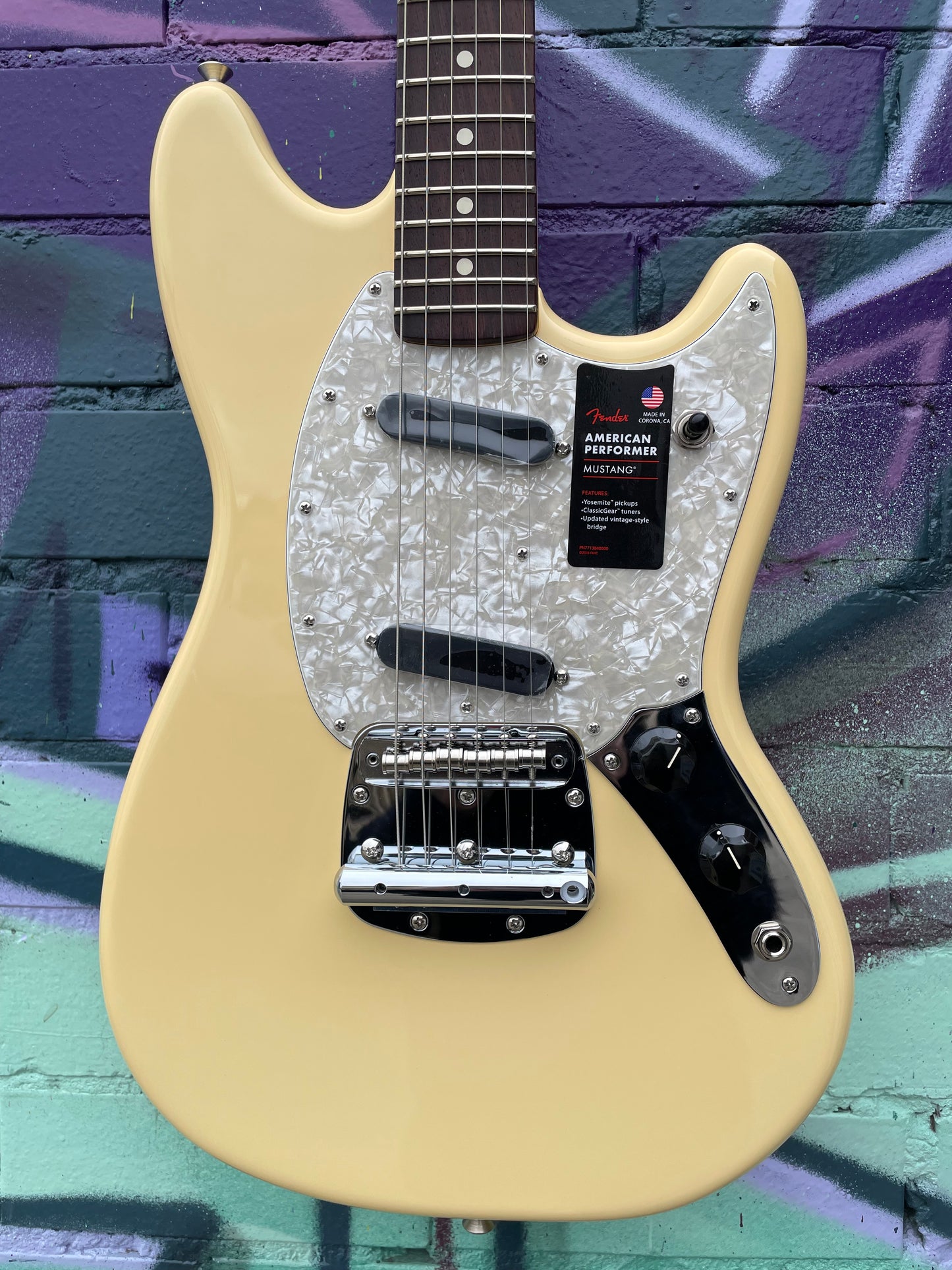 Fender American Performer Mustang - Vintage White