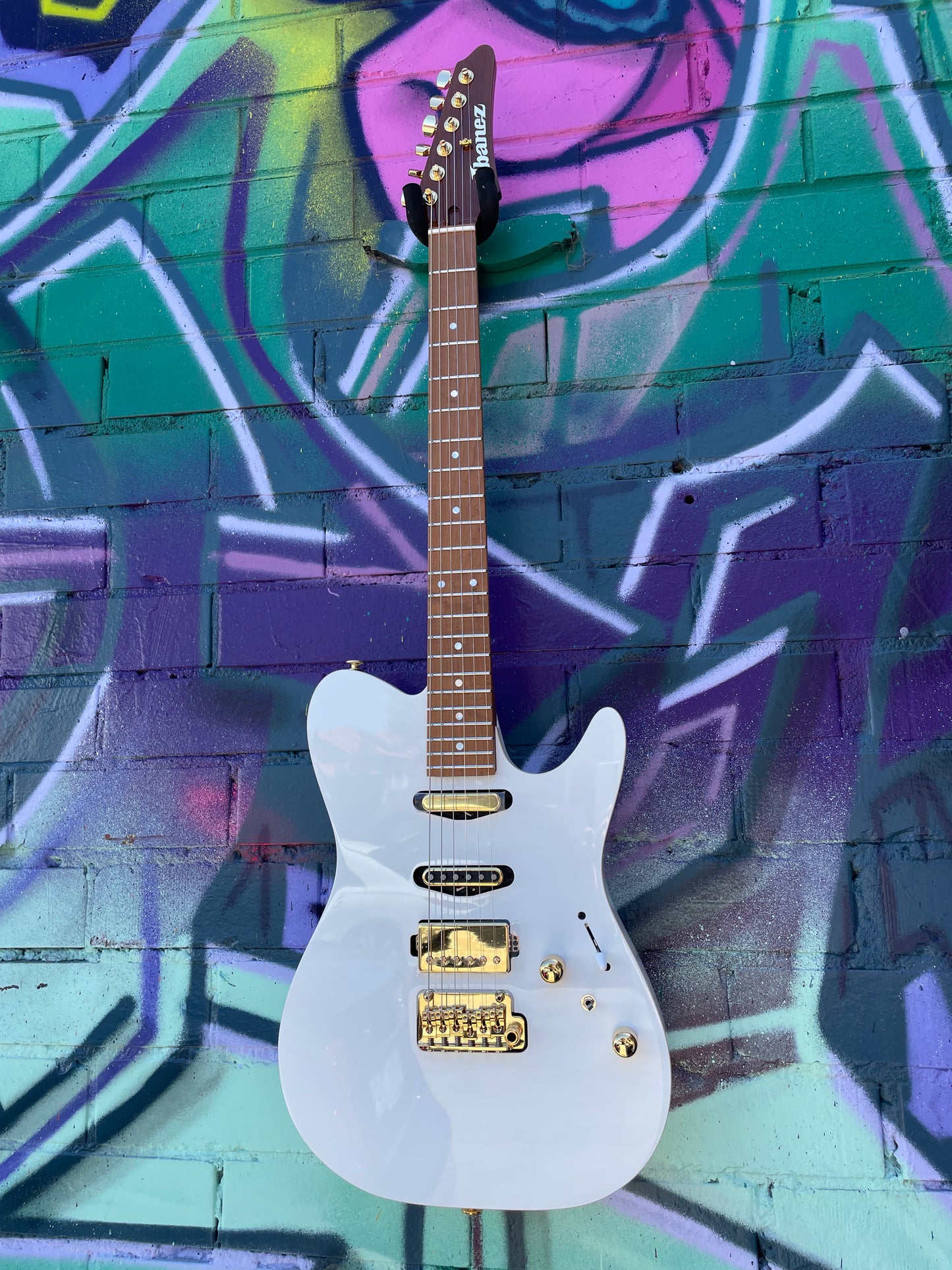 Ibanez LB1 WH Lari Basilio Signature Electric Guitar - White