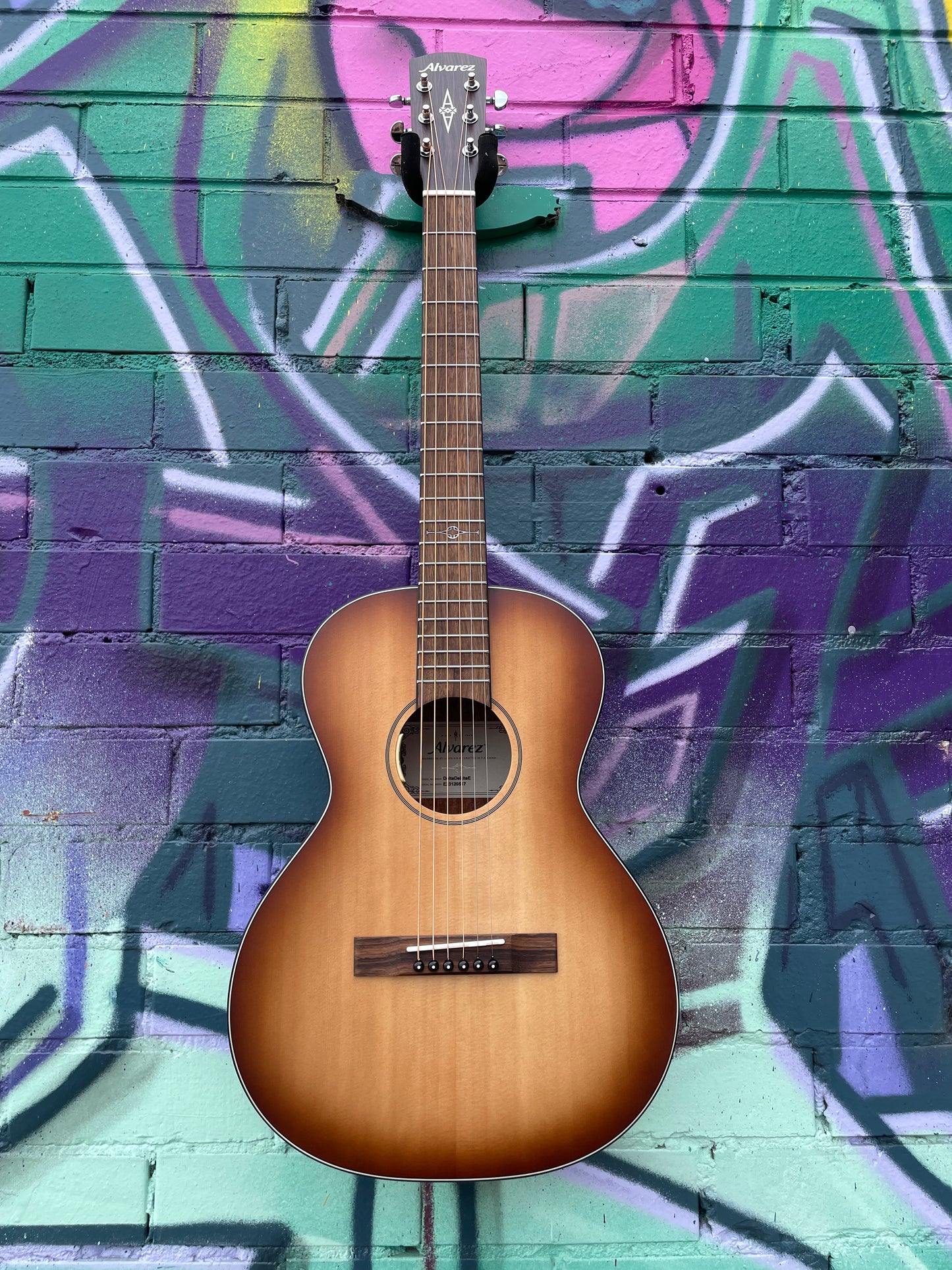 Alvarez Delta Delite Blues Electric Acoustic Guitar - Shadowburst/Satin
