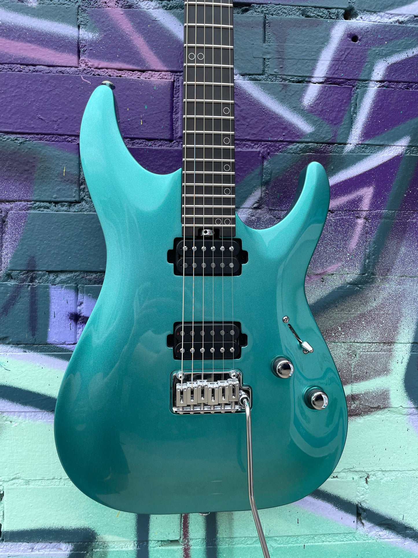Schecter Aaron Marshall AM-6 Electric Guitar - Arctic Jade