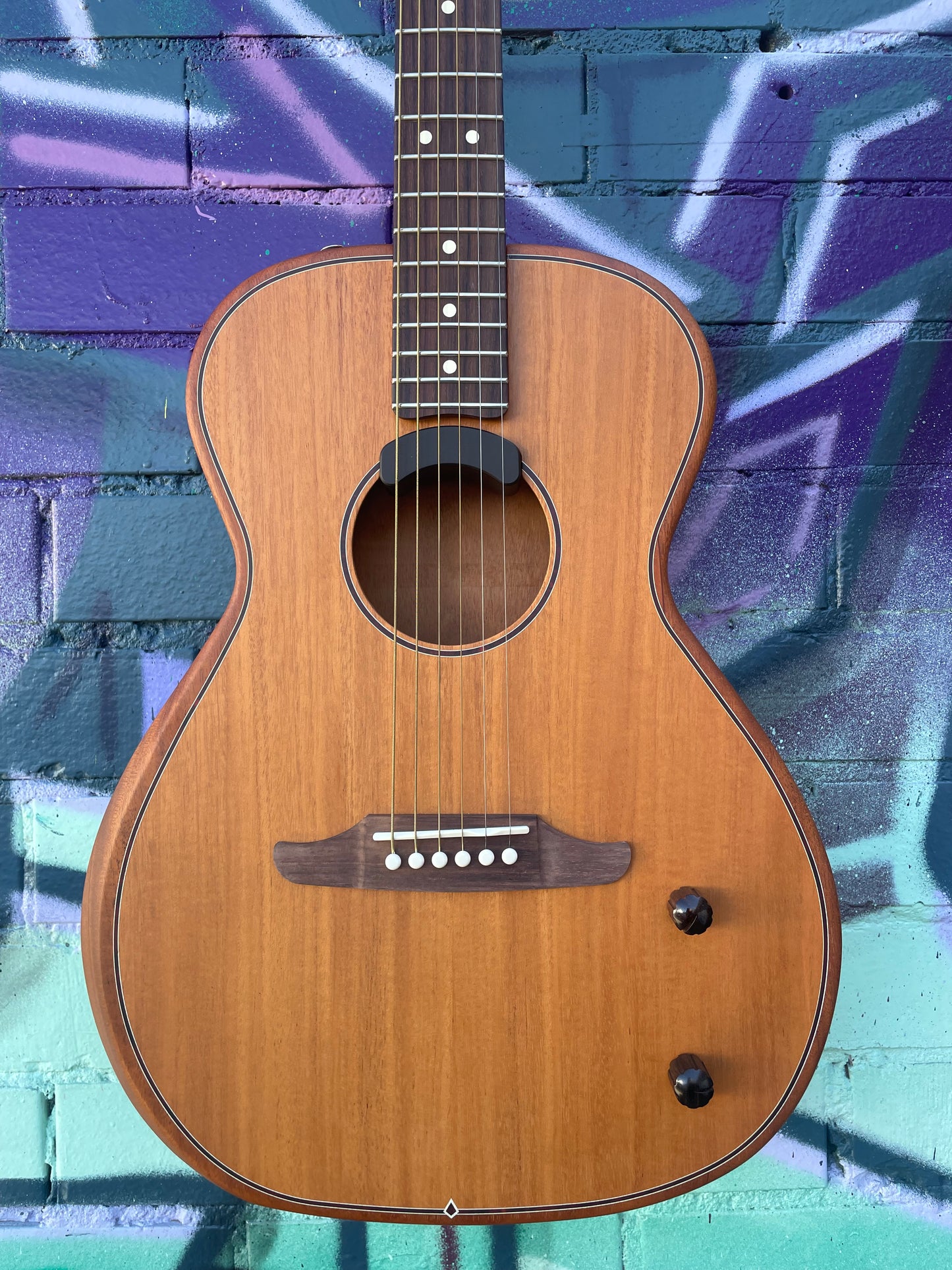 Fender Highway Series Parlor Acoustic Electric Guitar - All Mahogany