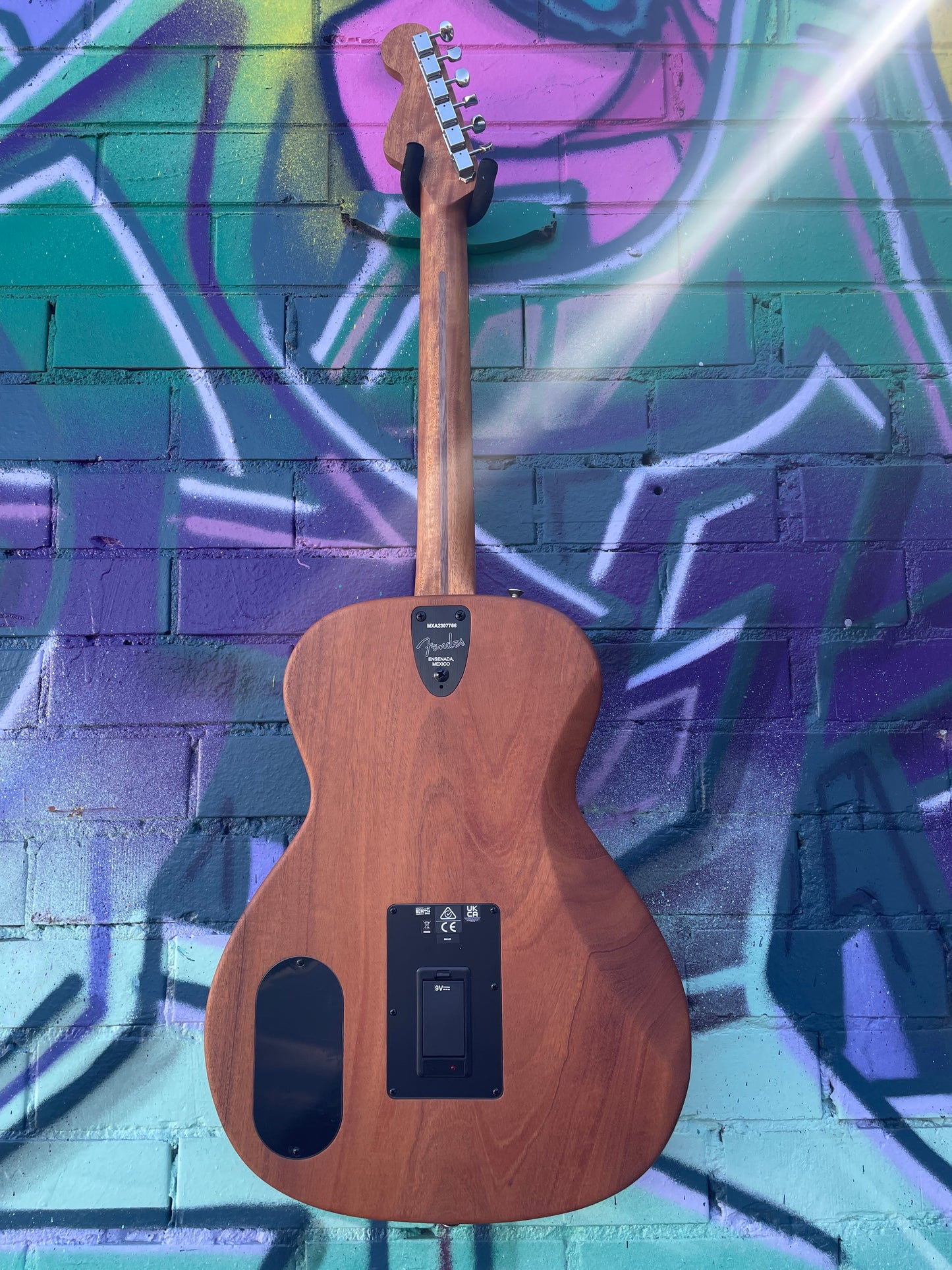 Fender Highway Series Parlor Acoustic Electric Guitar - All Mahogany