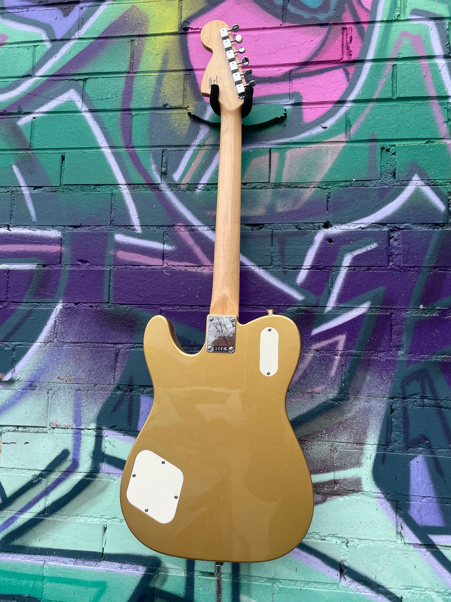 Squier Limited Edition Paranormal Troublemaker Telecaster Deluxe Electric Guitar - Aztec Gold
