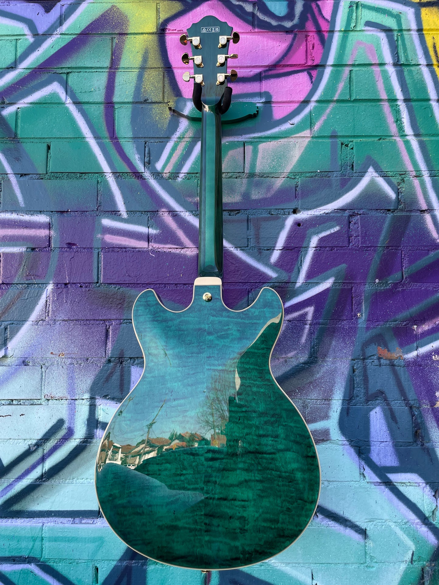 Ibanez AS93FM Artcore Electric Guitar - Transparent Moss Green