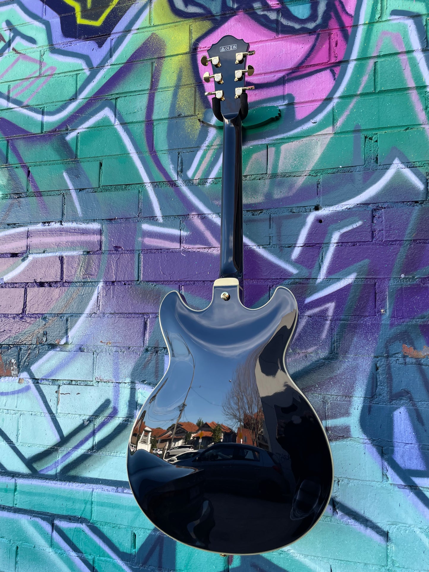 Ibanez AS93S PBK Artcore Electric Guitar - Black