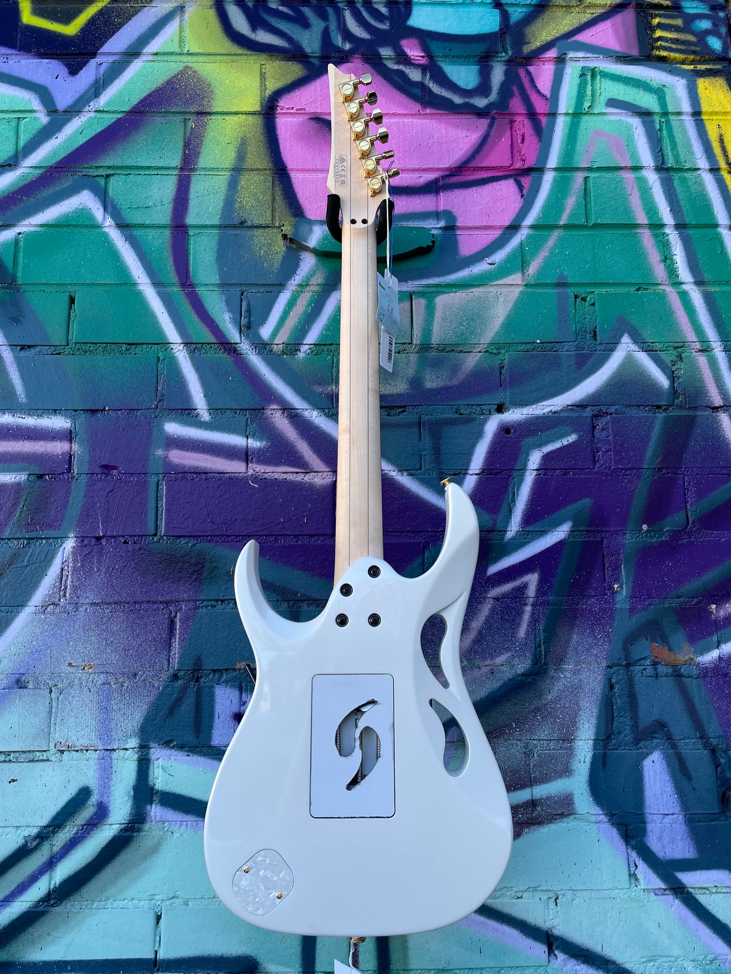 Ibanez Steve Vai Signature Prestige PIA3761 SLW Electric Guitar - Stallion White