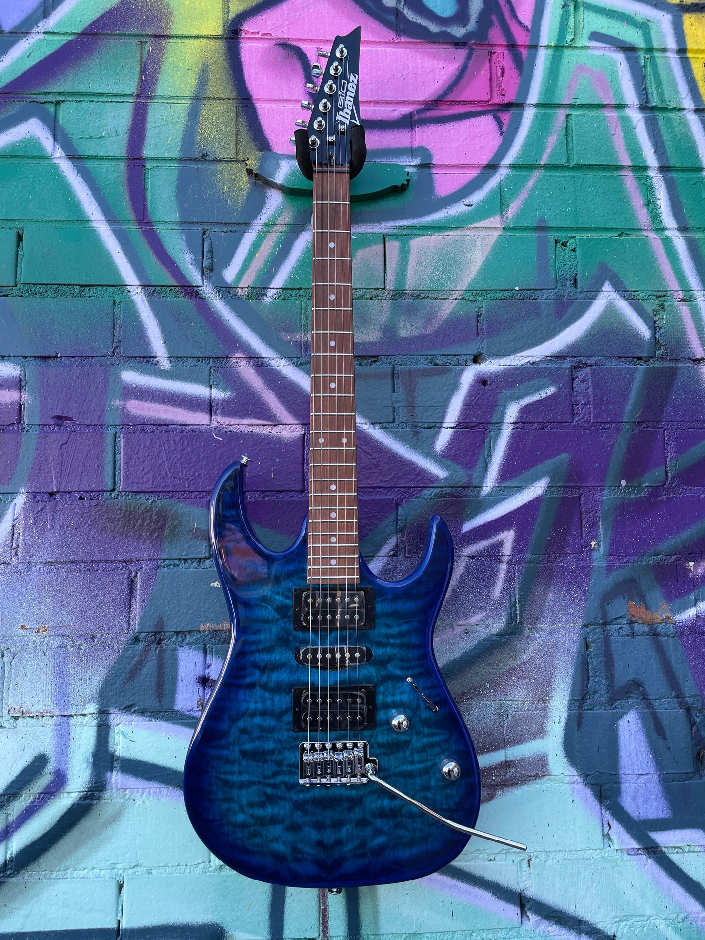 Ibanez RG Gio RX70QA TBB, Electric Guitar - Transparent Blue Burst