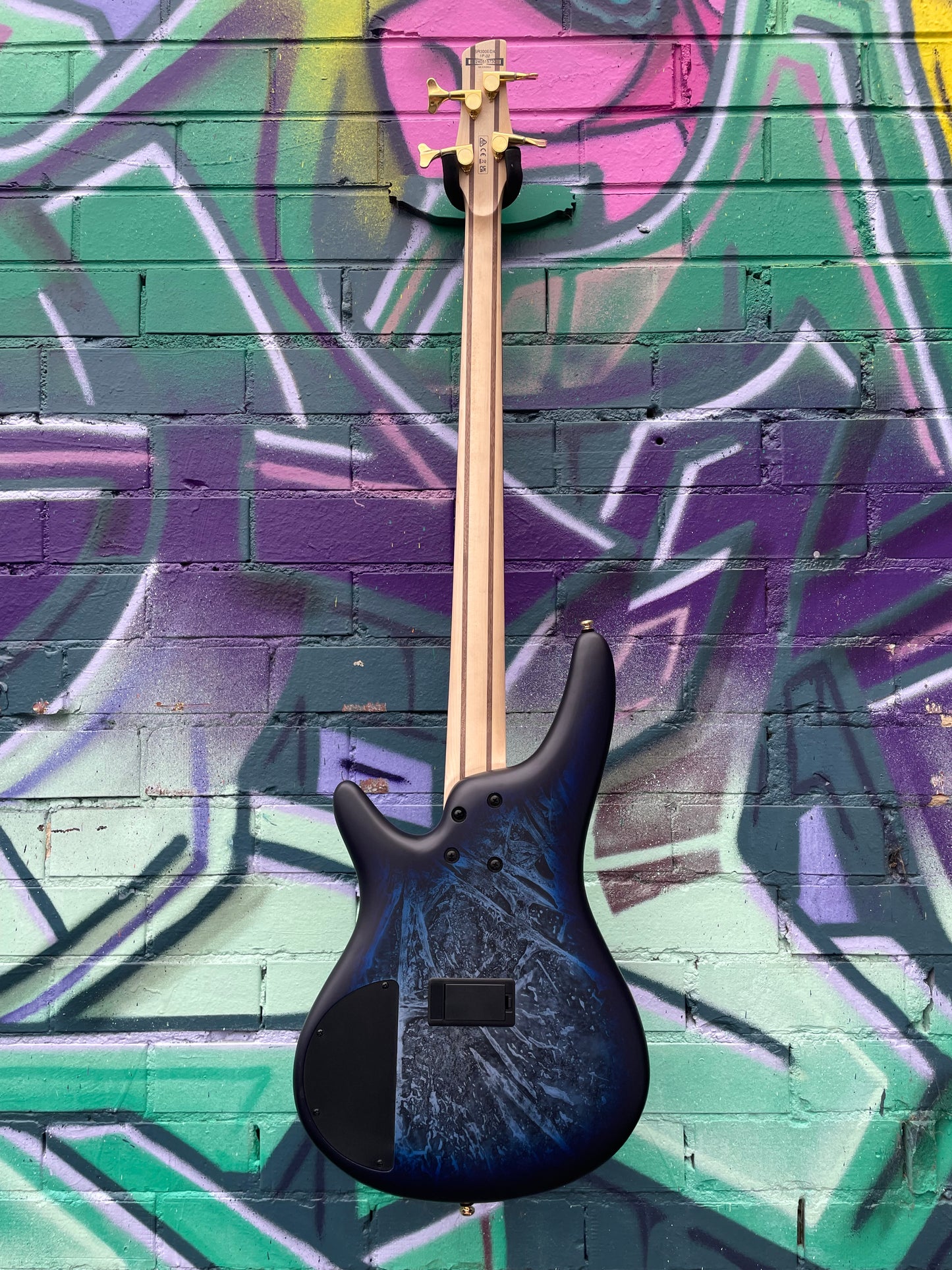Ibanez SR300EDX CZM 4 String Electric Bass Guitar - Cosmic Blue Frozen Matte