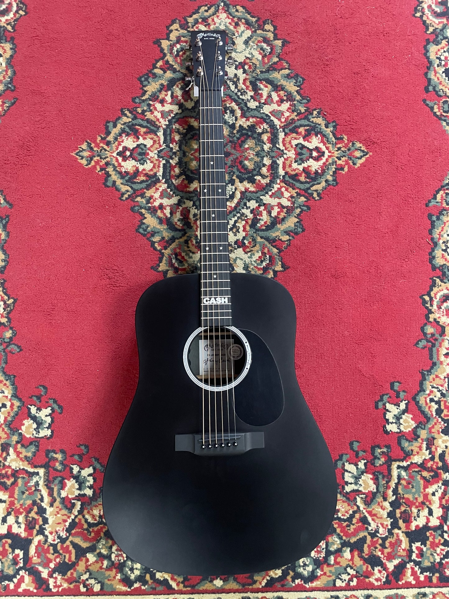 Martin X Series DX Johnny Cash Signature Electric Acoustic Guitar