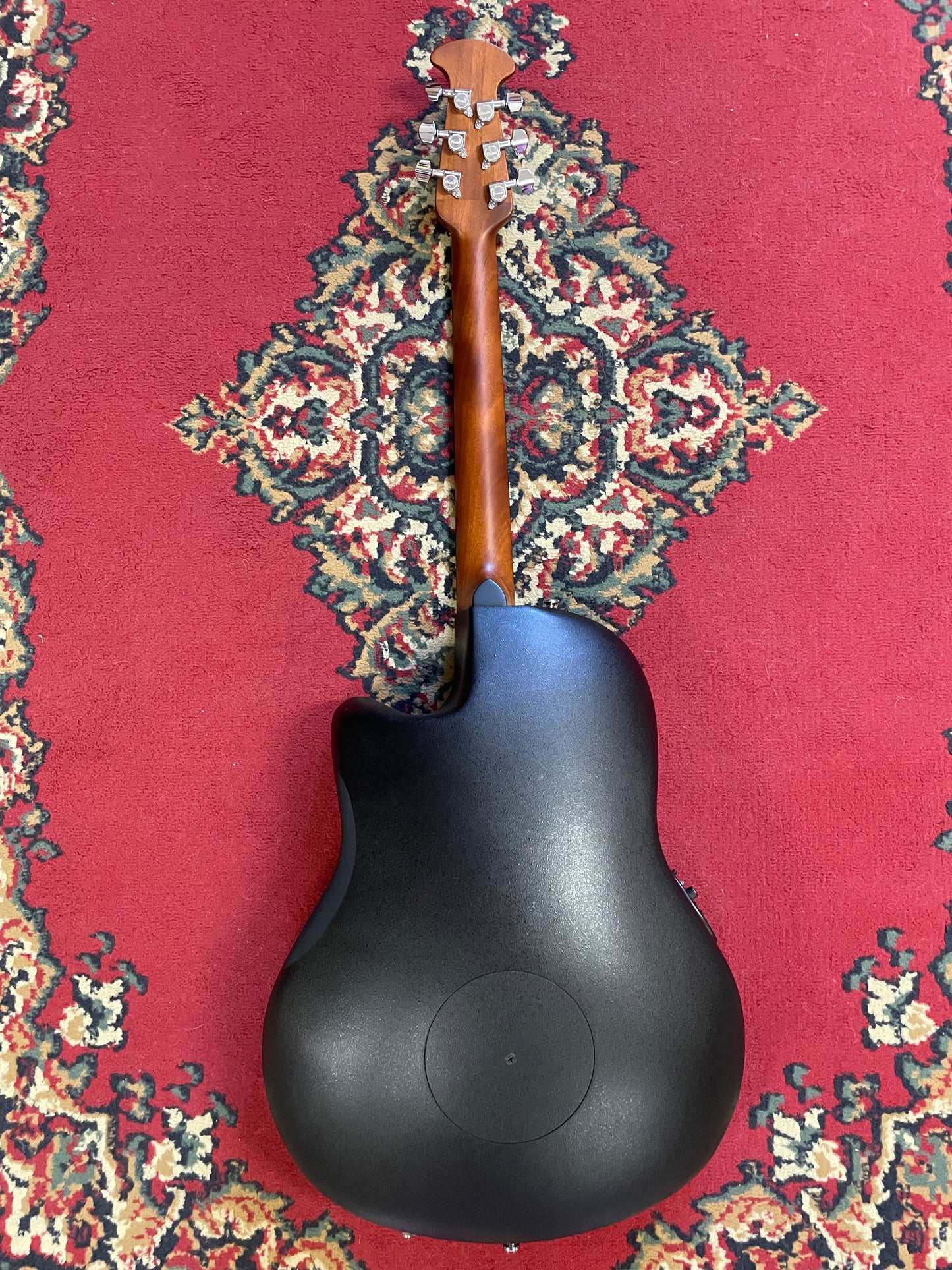 Ovation CE44-5 Celebrity Elite Mid-Depth Electric Acoustic Guitar - Black